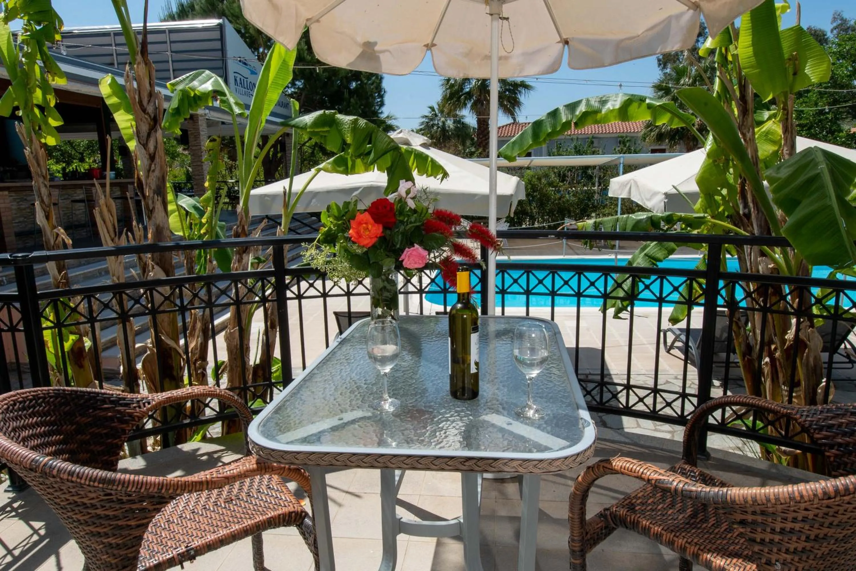 View (from property/room) in Kalloni village apartments