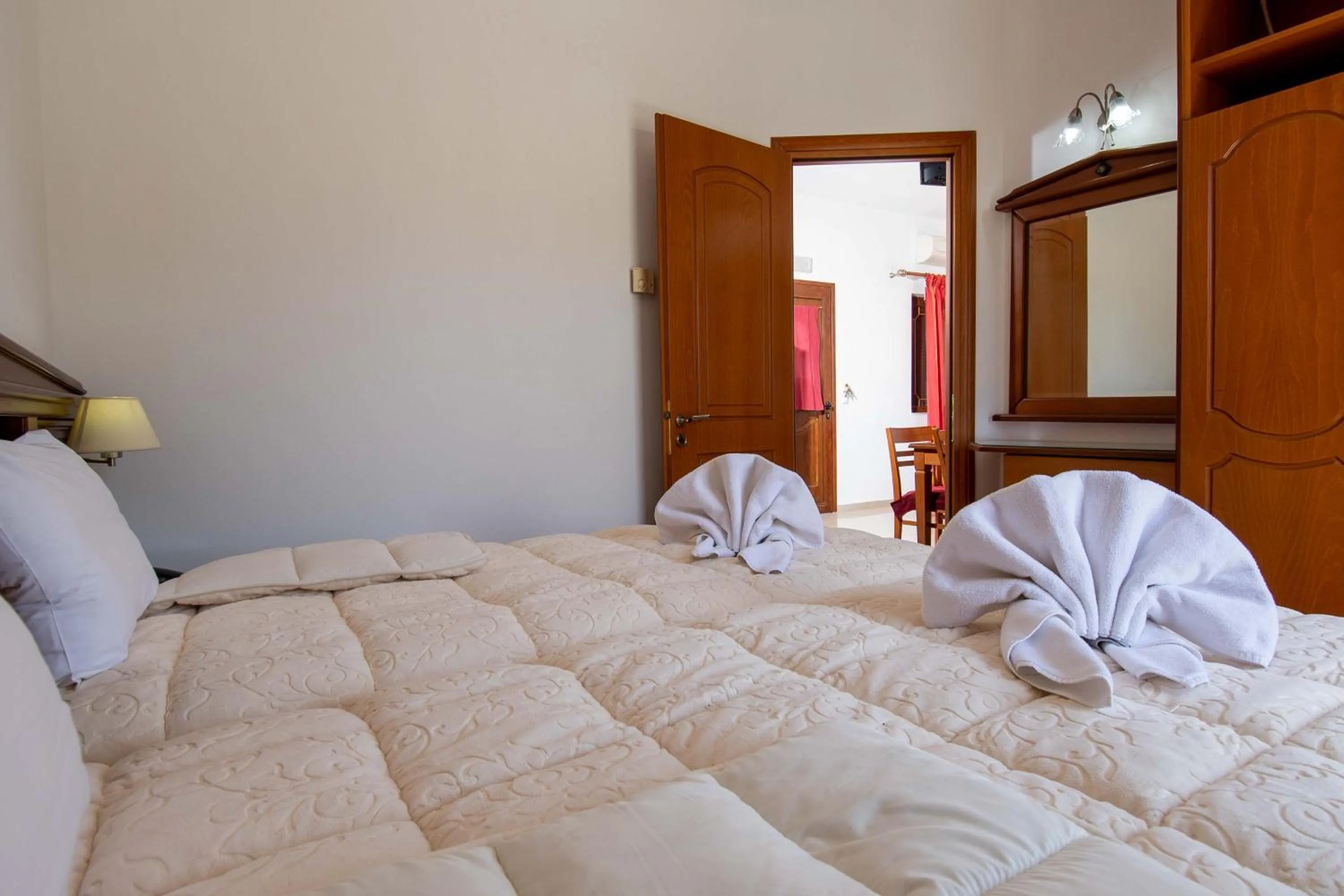Bedroom, Bed in Kalloni village apartments
