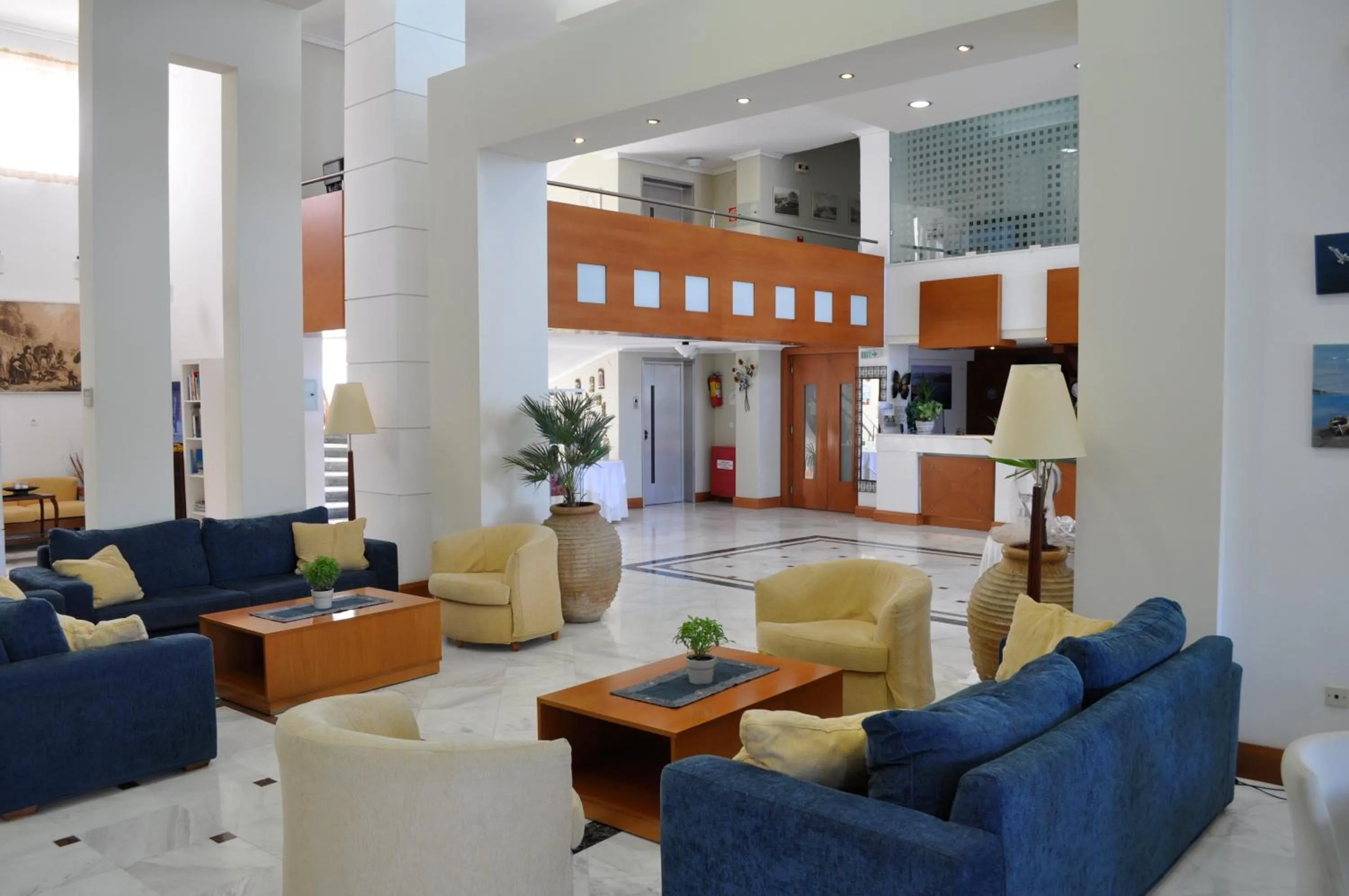 Lobby or reception in Marmari Bay Hotel