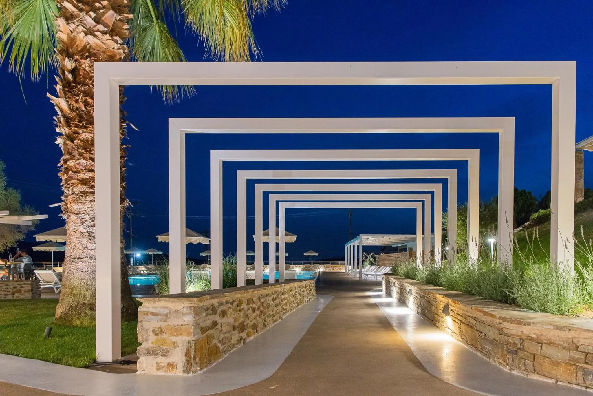 Swimming pool in Marmari Bay Hotel