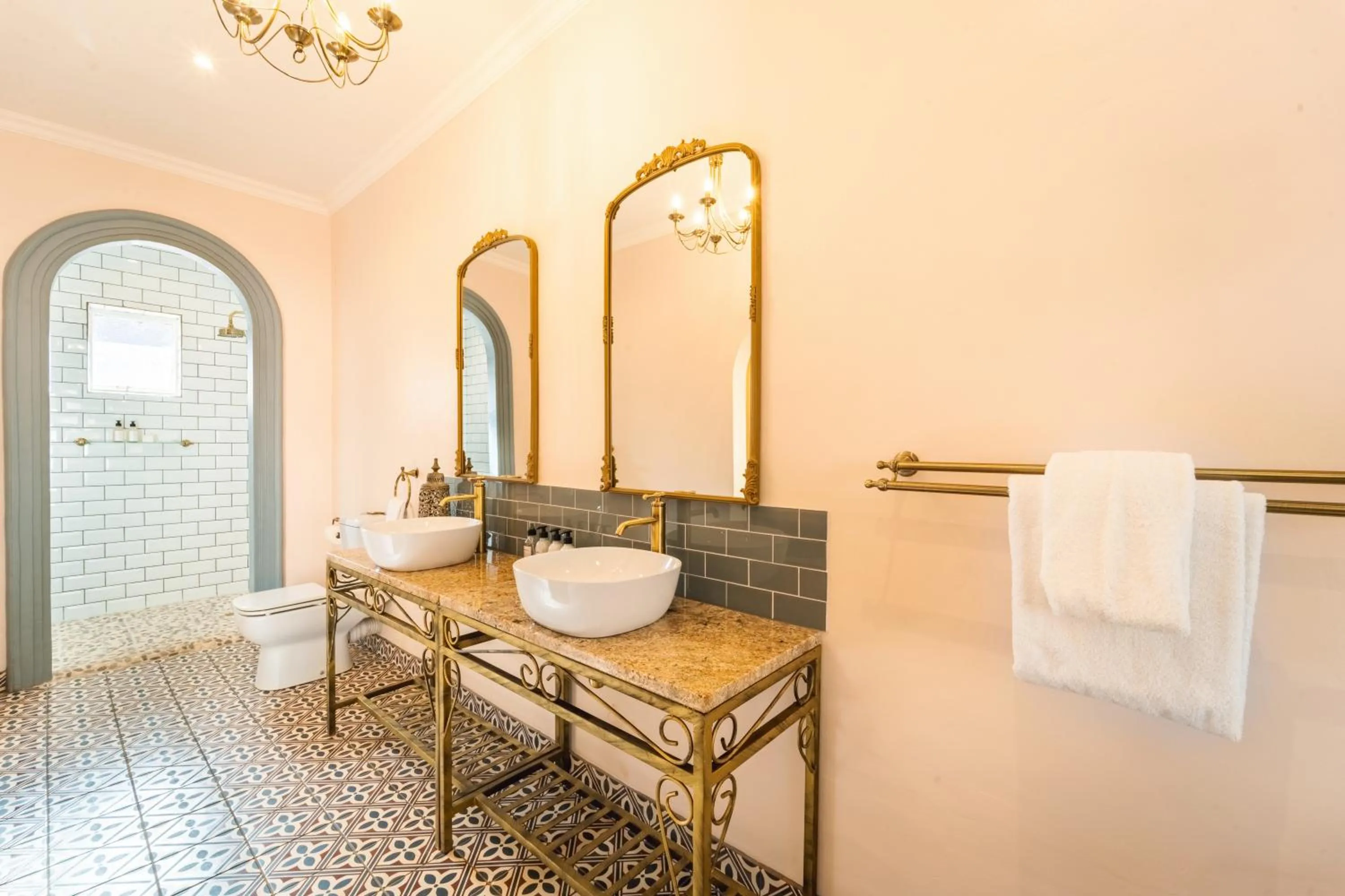Bathroom in The Victorian Manor