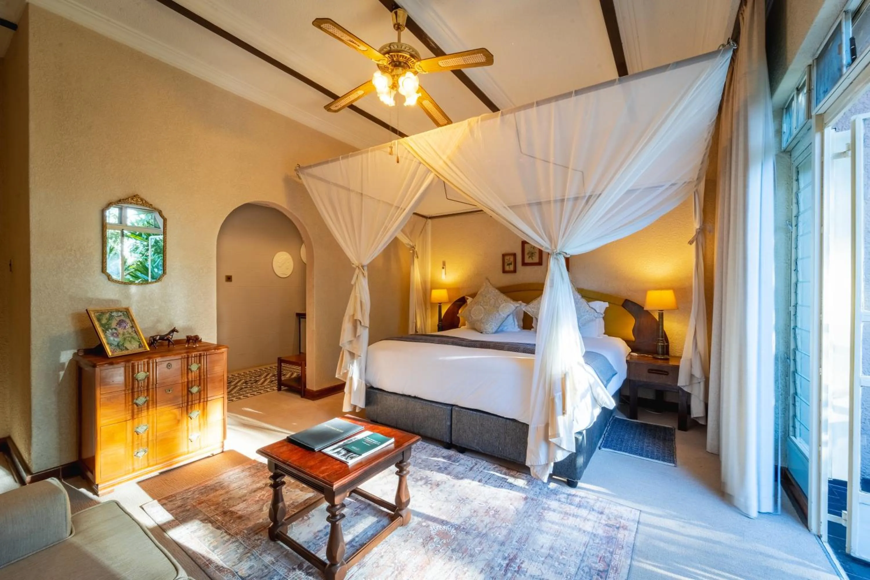 Bed in The Victorian Manor