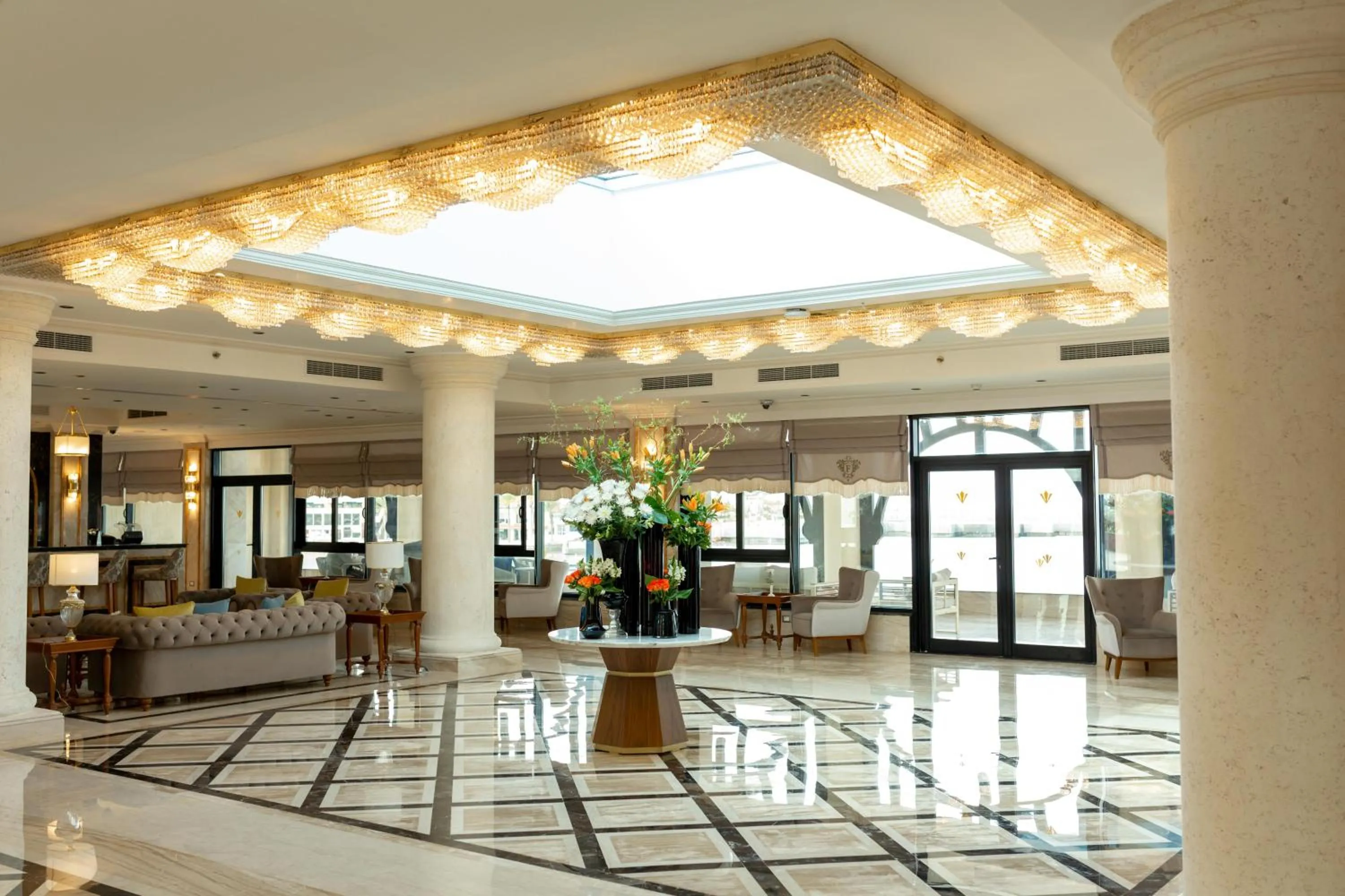 Lobby or reception in Rixos Montaza Alexandria