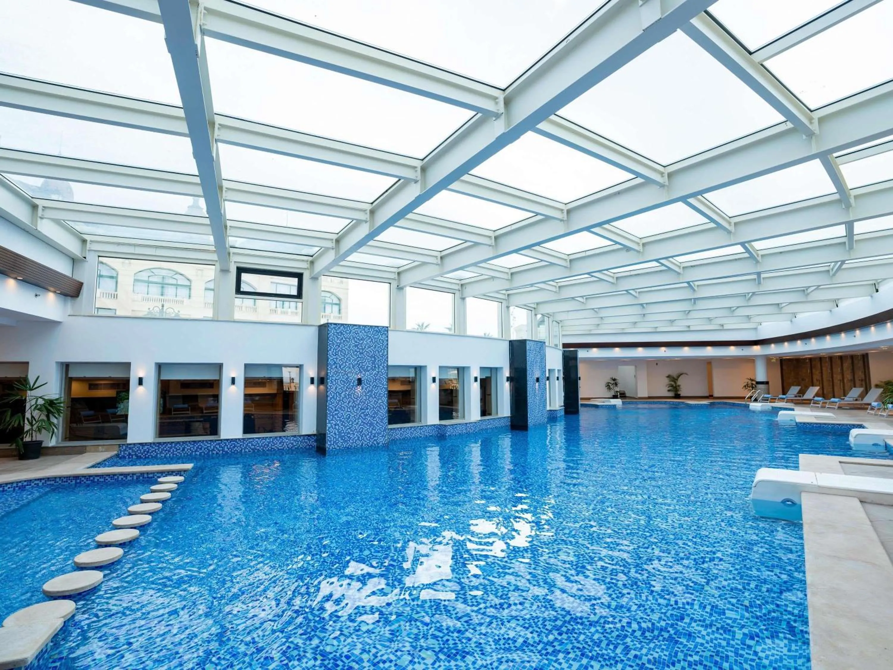 Pool view in Rixos Montaza Alexandria