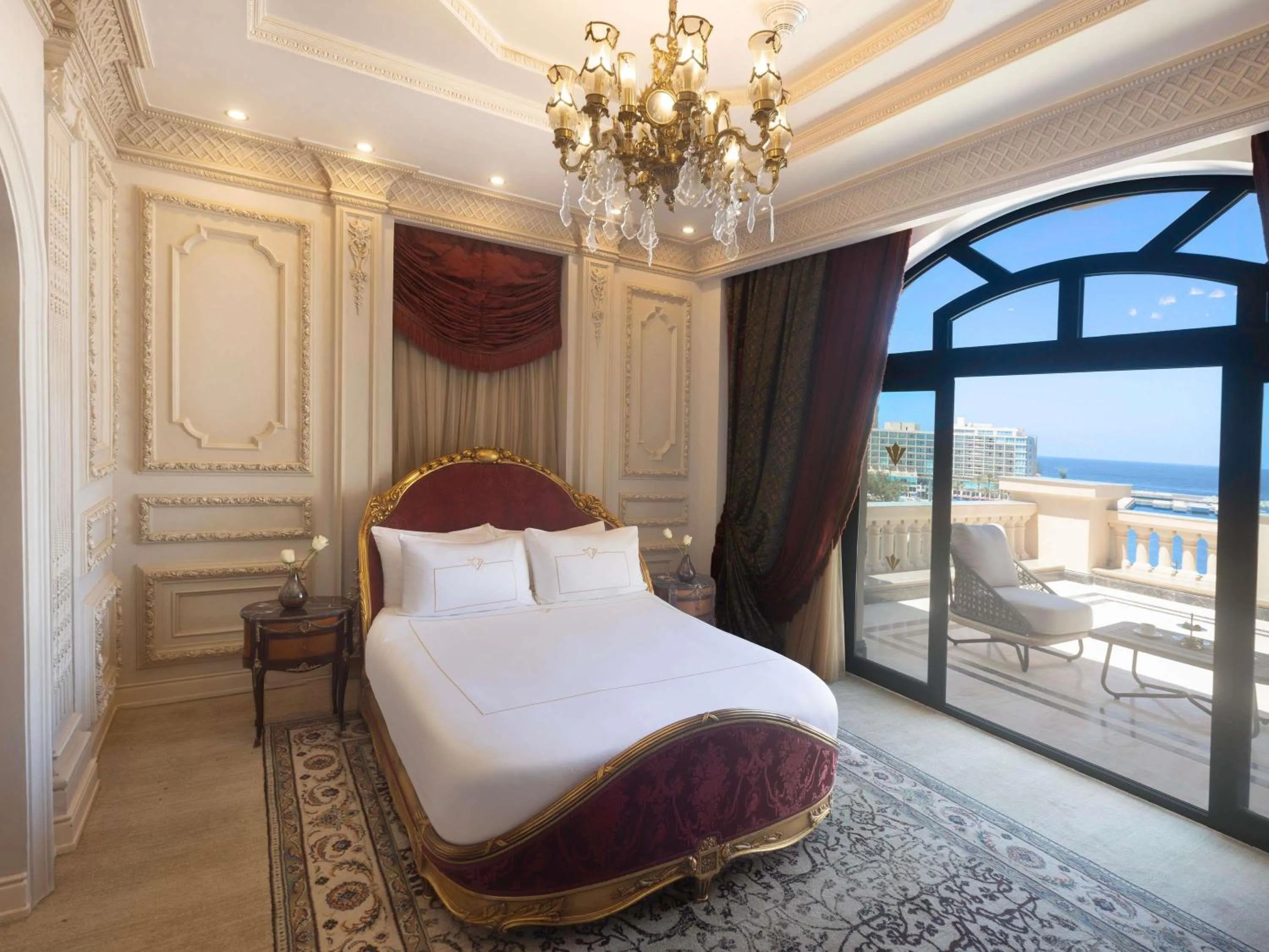 Bedroom, Bed in Rixos Montaza Alexandria