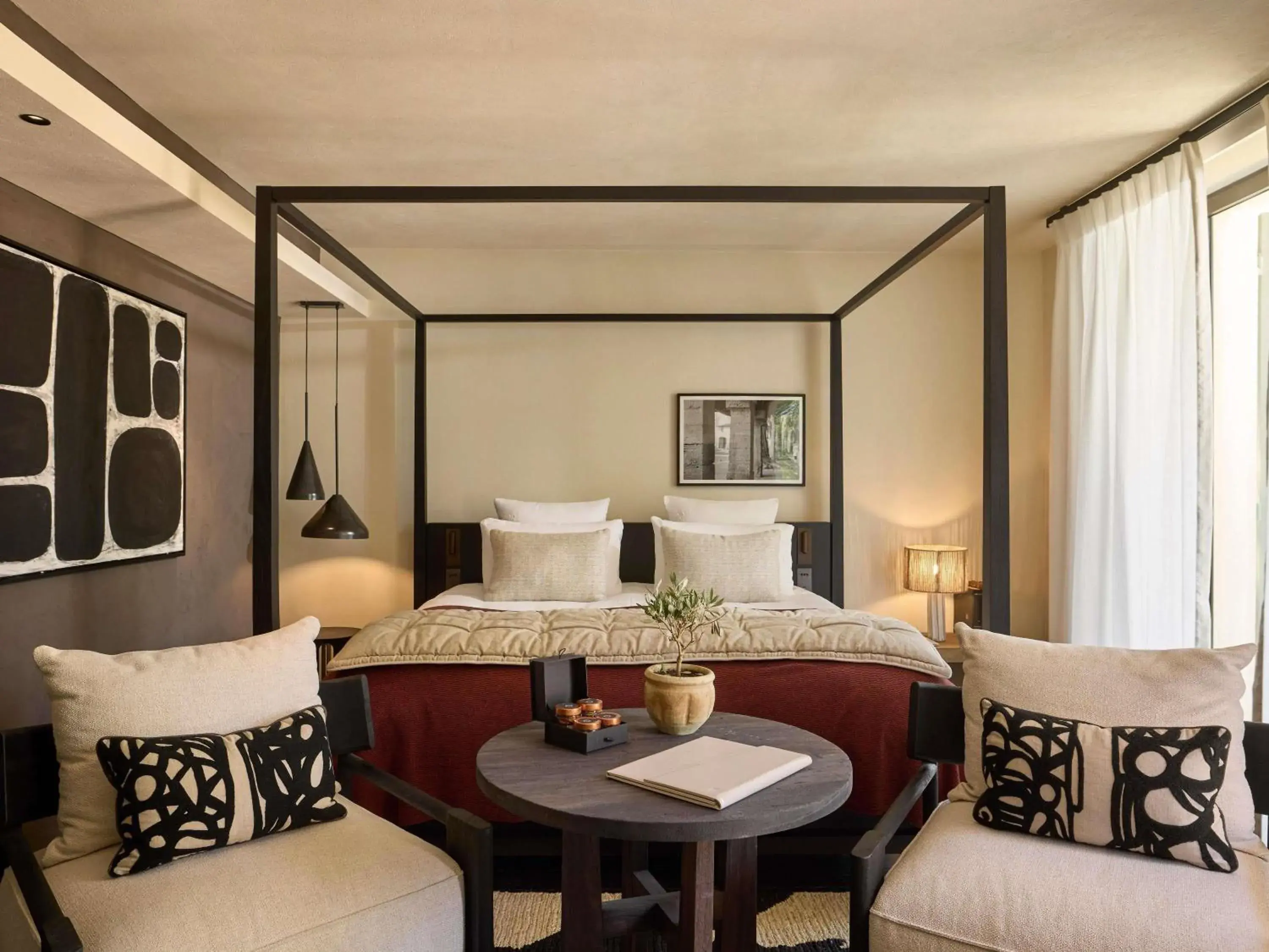 Junior King Suite with Balcony and Pool View in L'Isle de Leos Hotel & Spa - MGallery Collection Junior King Suite with Balcony and Pool View in L'Isle de Leos Hotel & Spa - MGallery Collection