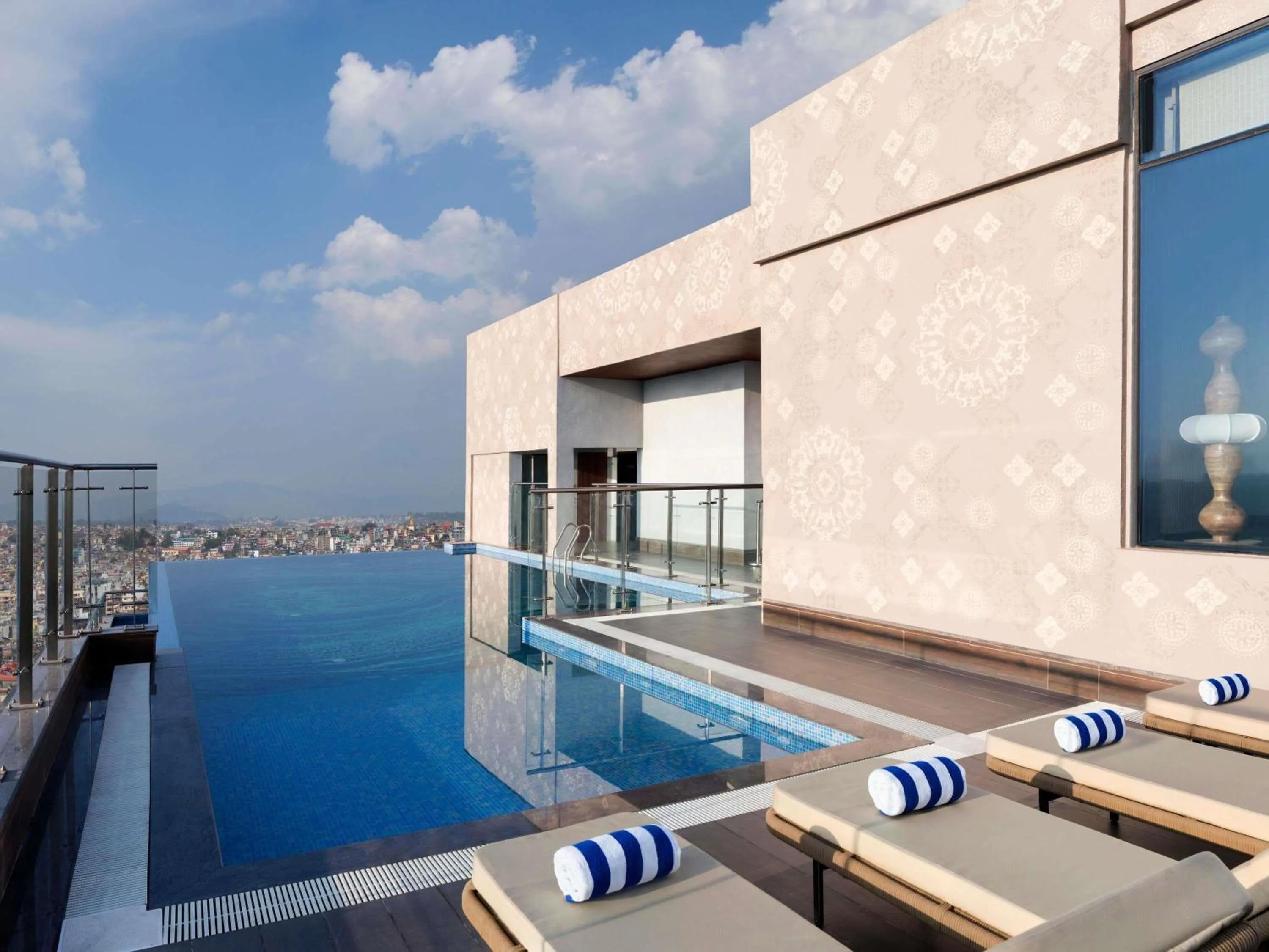 Pool view in Mercure Kathmandu Sukedhara Heights