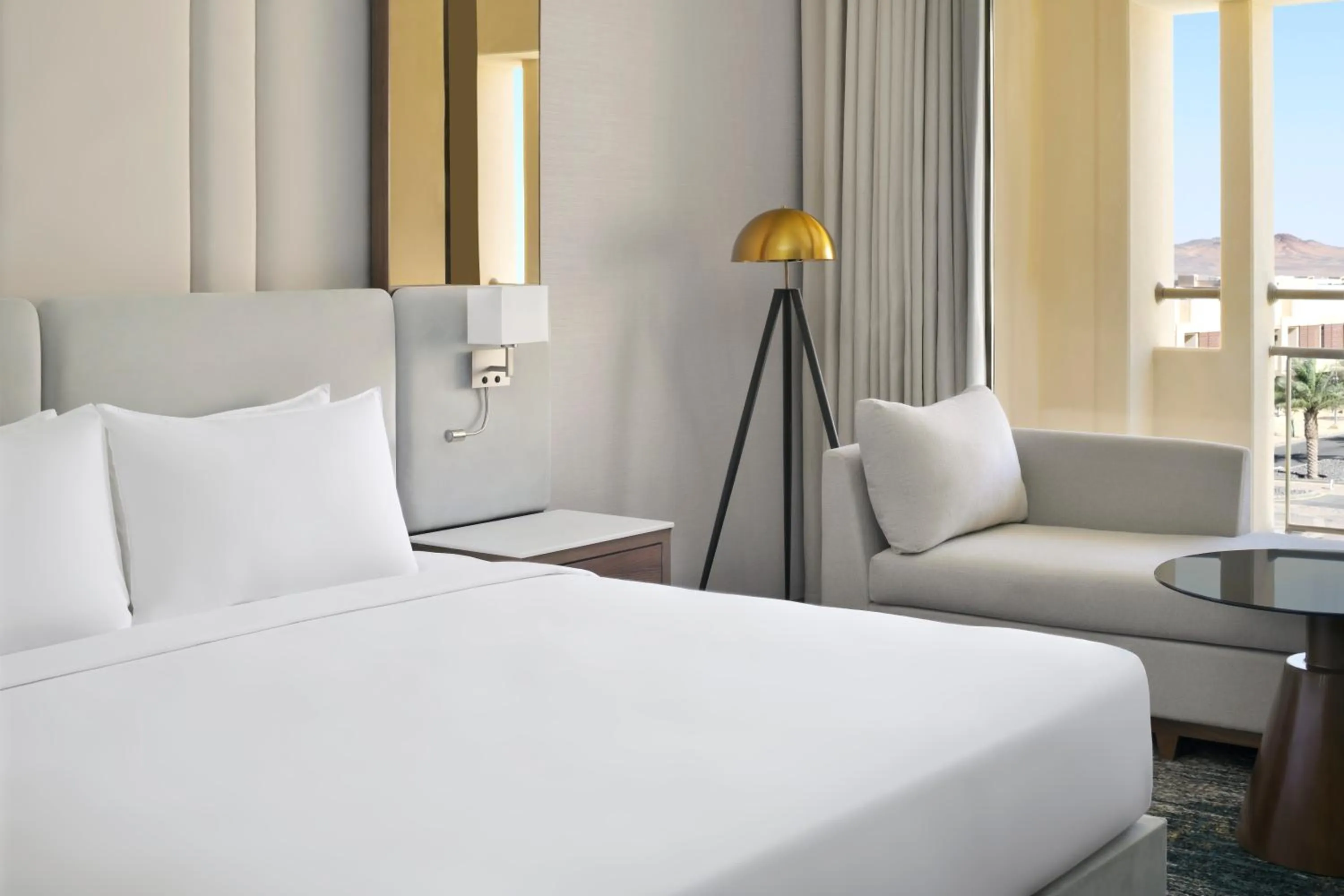 Bed in Mövenpick Hotel Waad Al Shamal