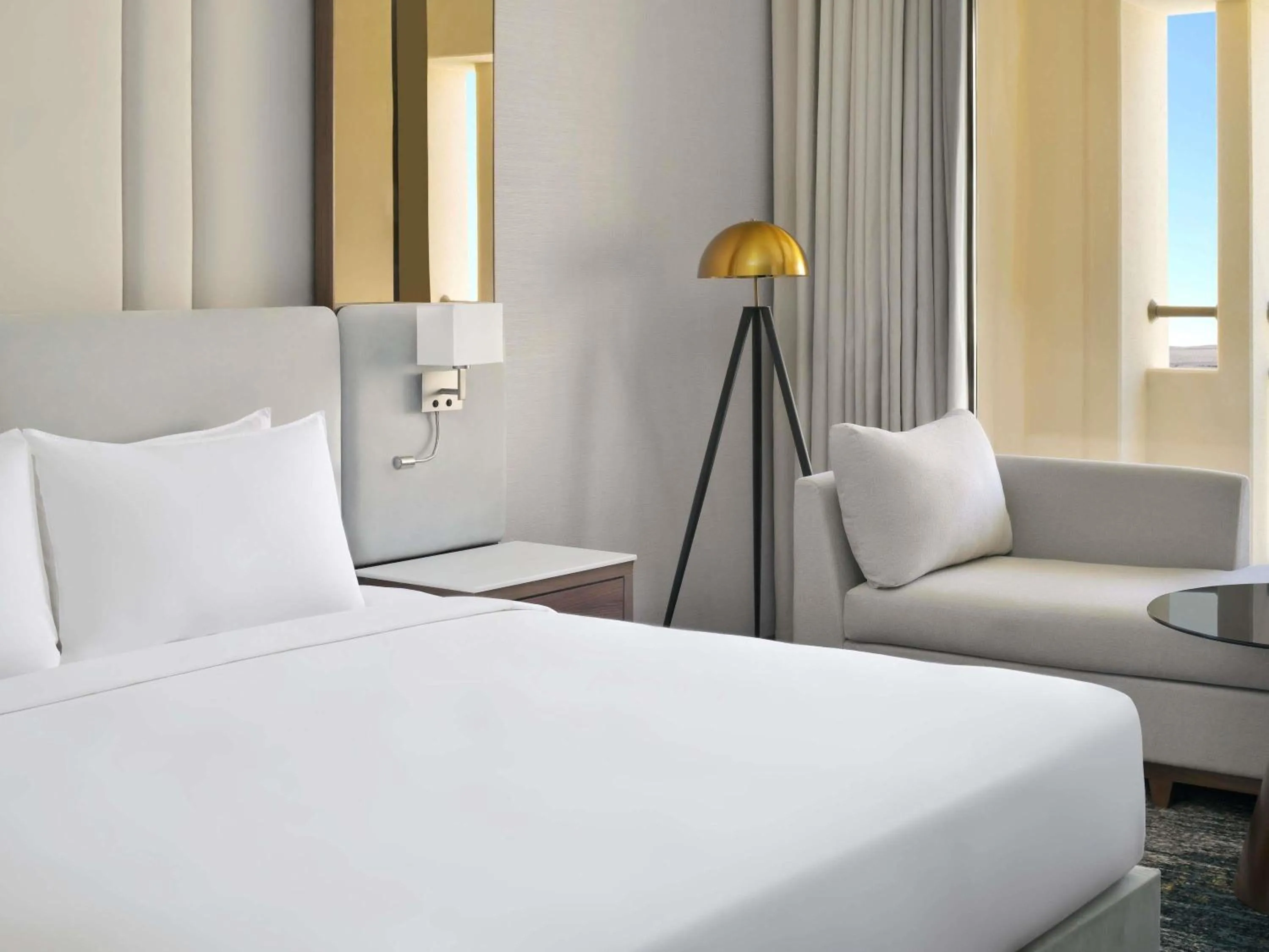 Bedroom, Bed in Mövenpick Hotel Waad Al Shamal