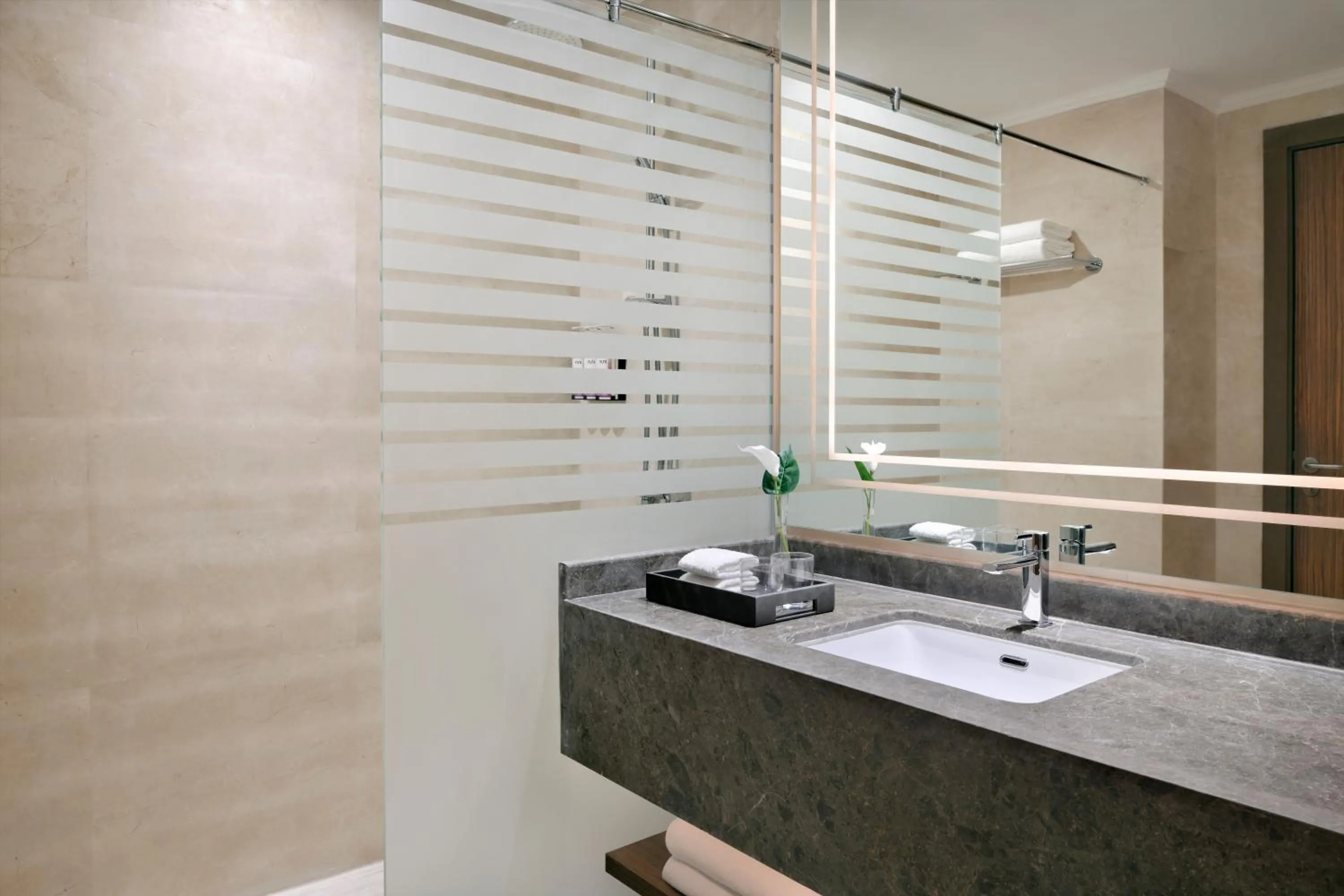 Bathroom in Mövenpick Hotel Waad Al Shamal