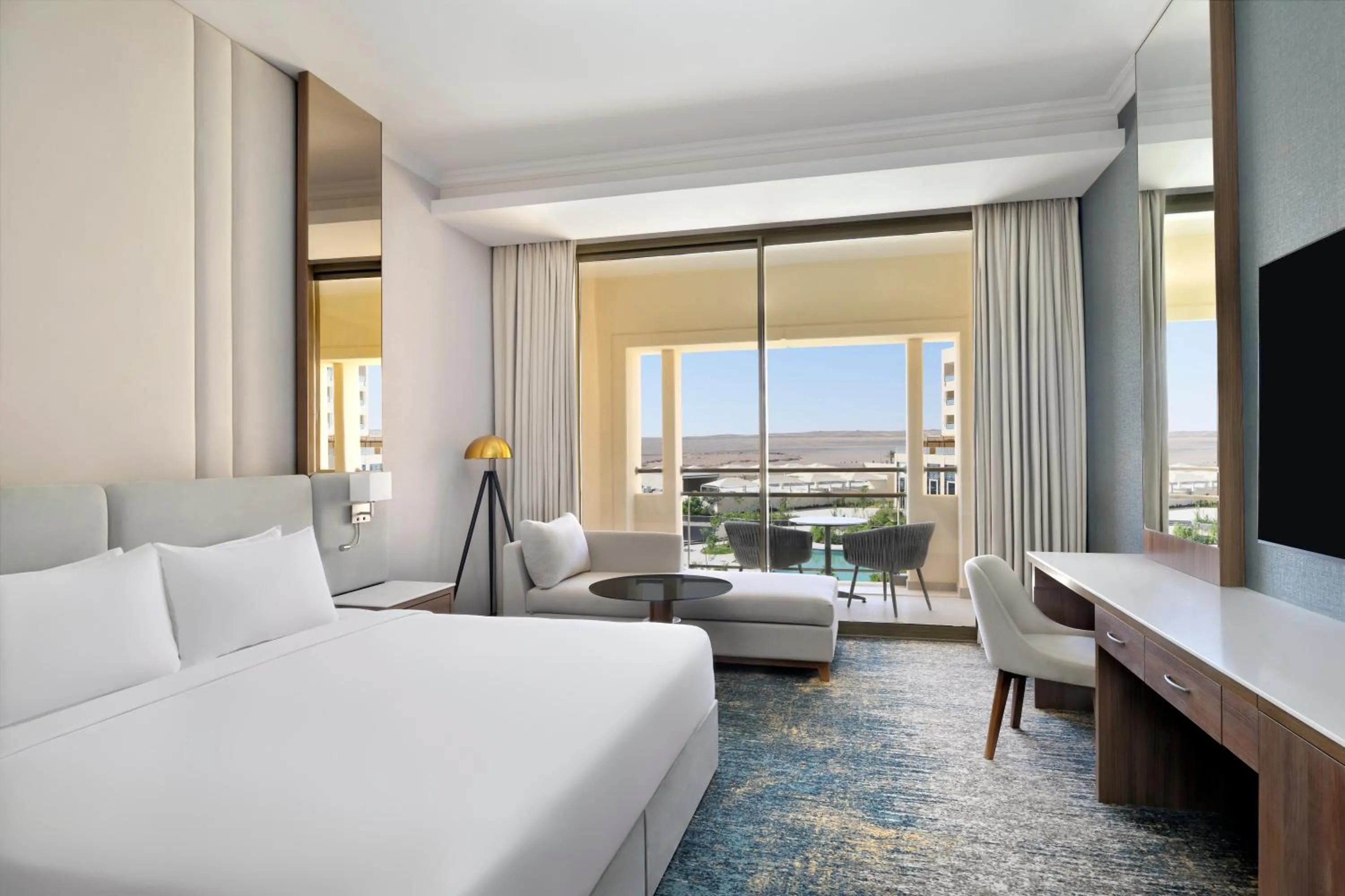 Bedroom, Bed in Mövenpick Hotel Waad Al Shamal