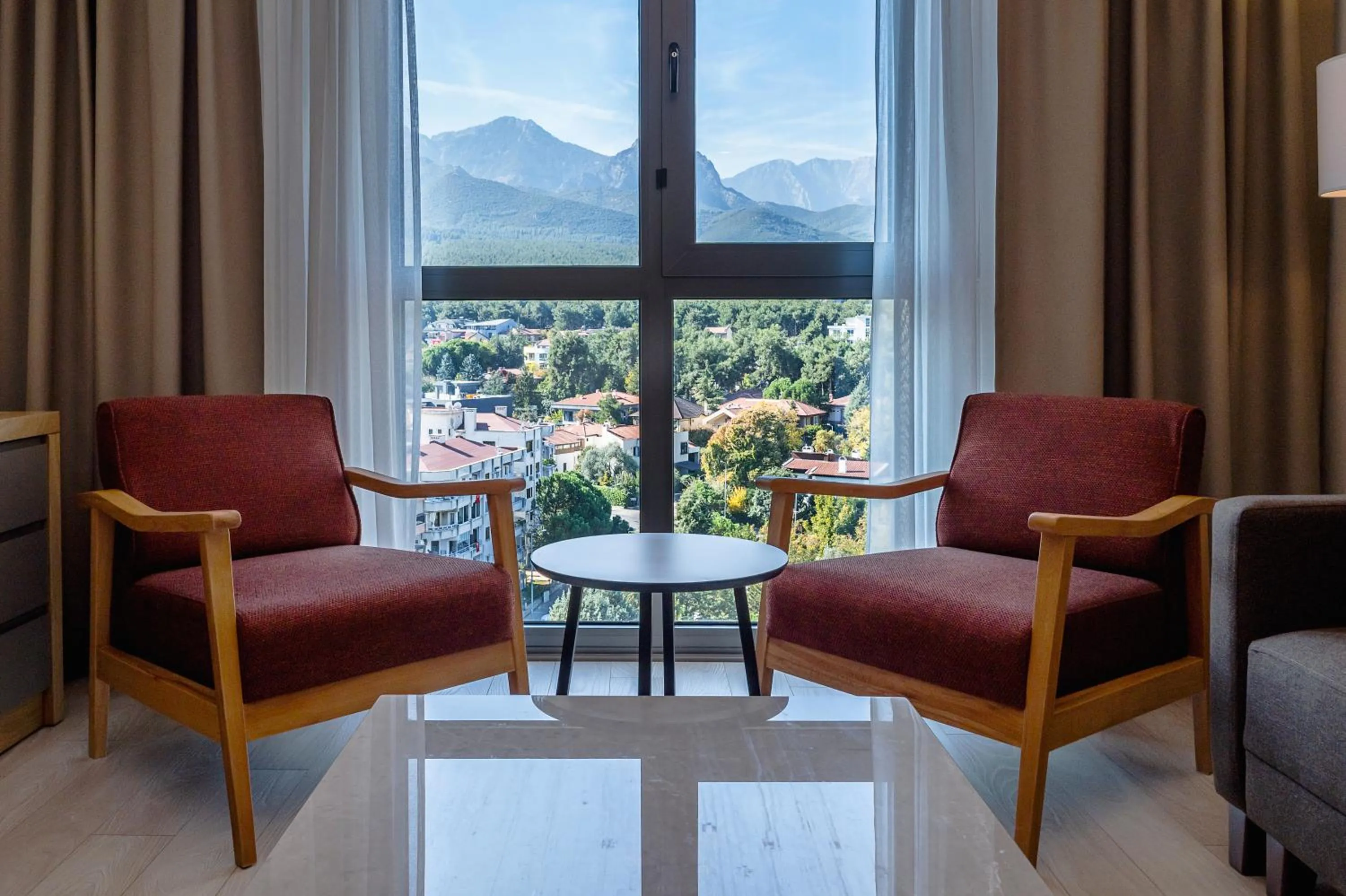 Seating area in The Emporia Hotel