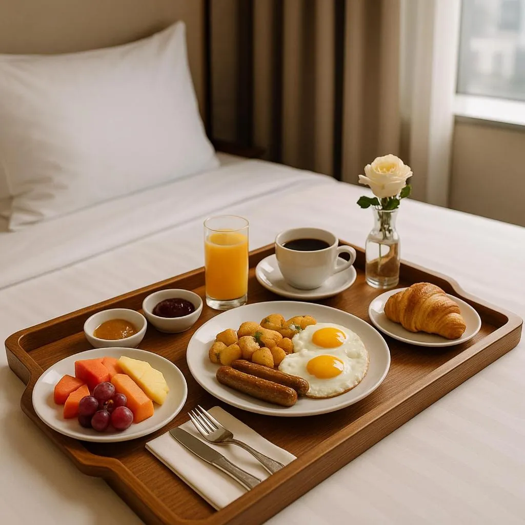 Breakfast, Bed in The Emporia Hotel