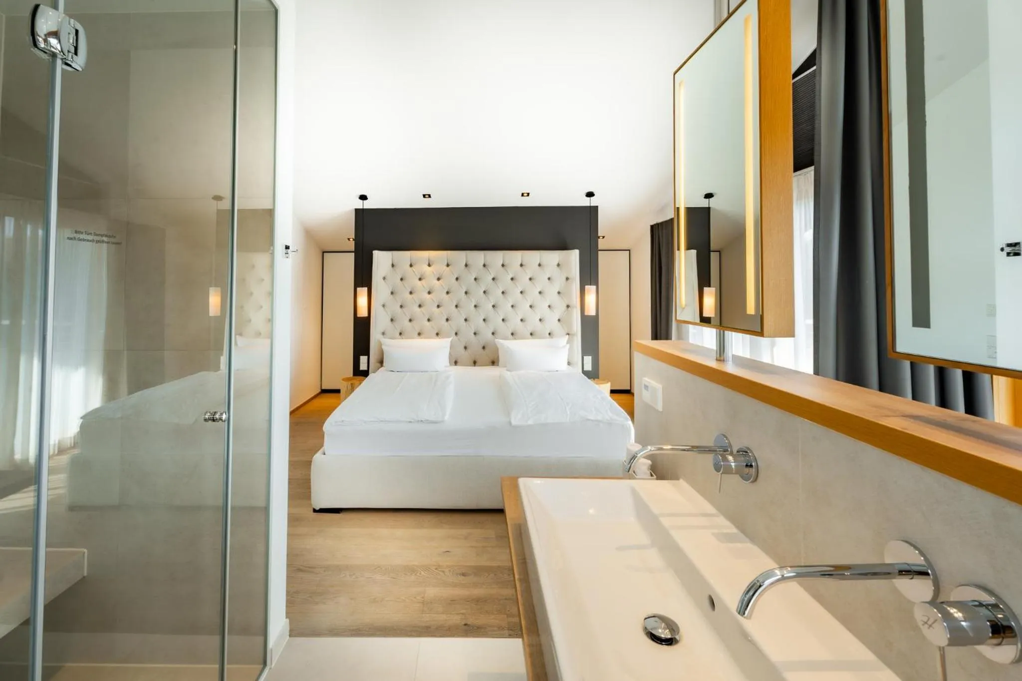 Bathroom, Bed in Das.Hochgrat