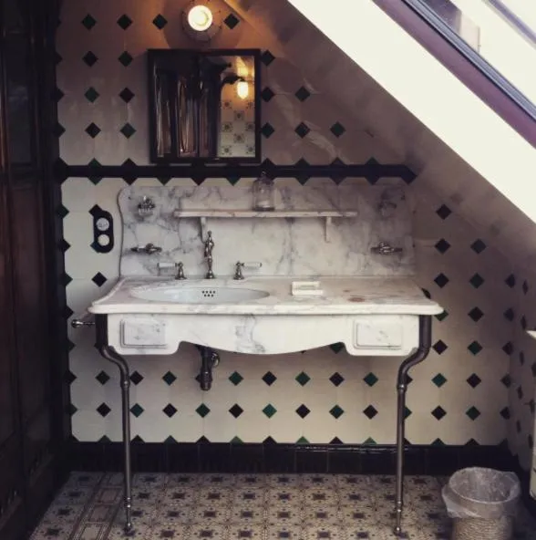 Bathroom in Maison Flagey Brussels