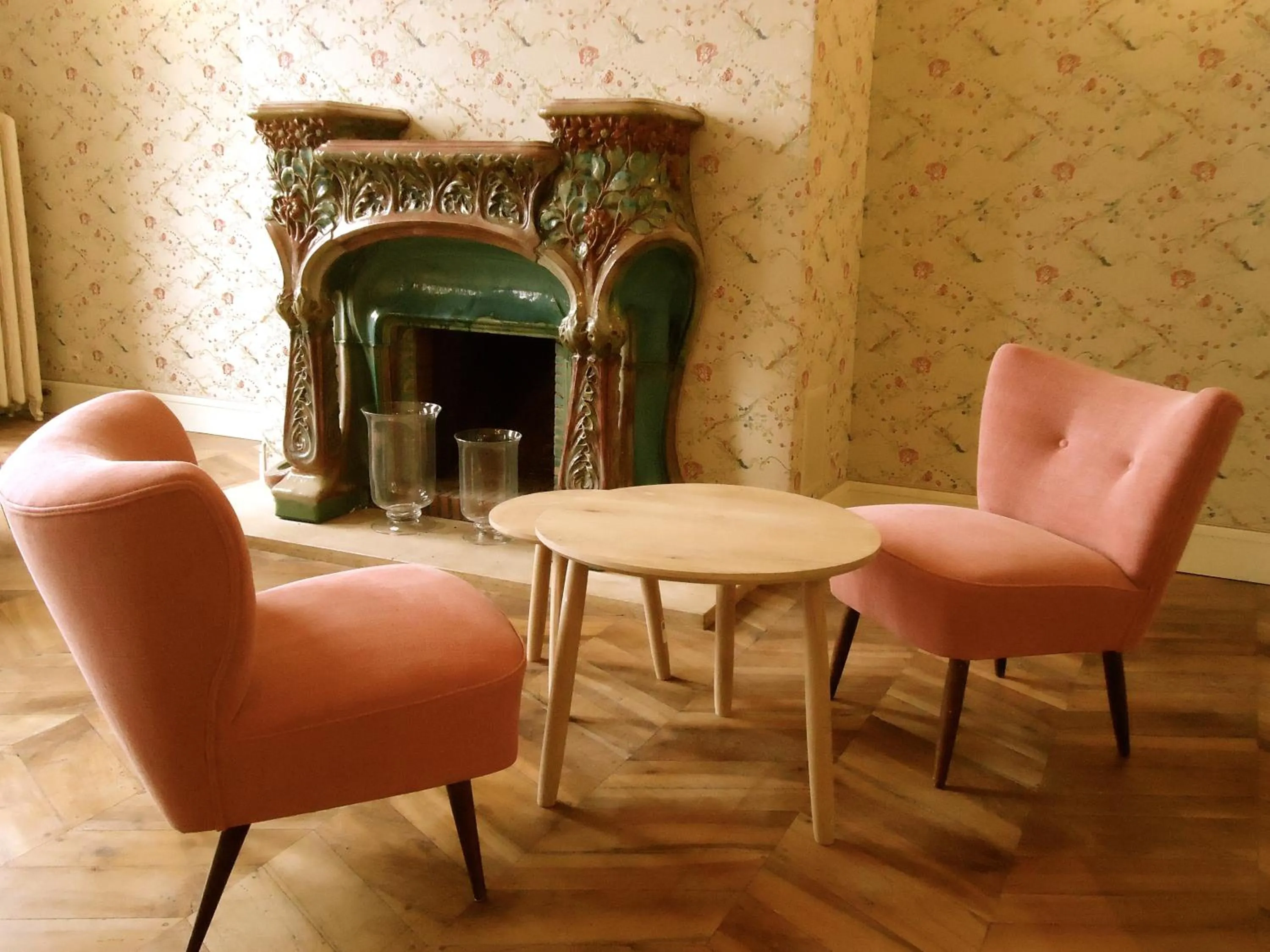 Seating area in Maison Flagey Brussels