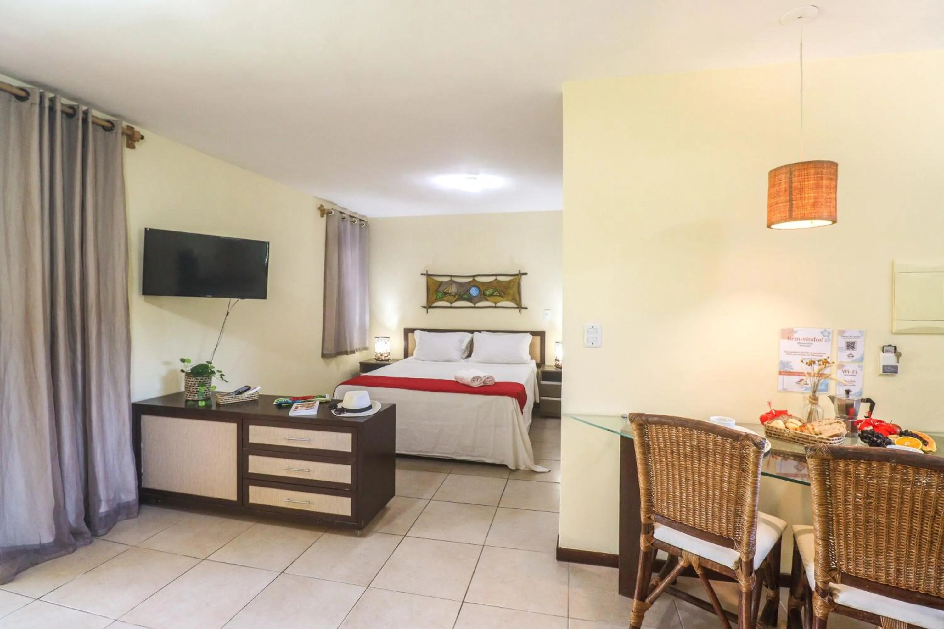 Living room, Bed in Solar Pipa by Pipa Centro