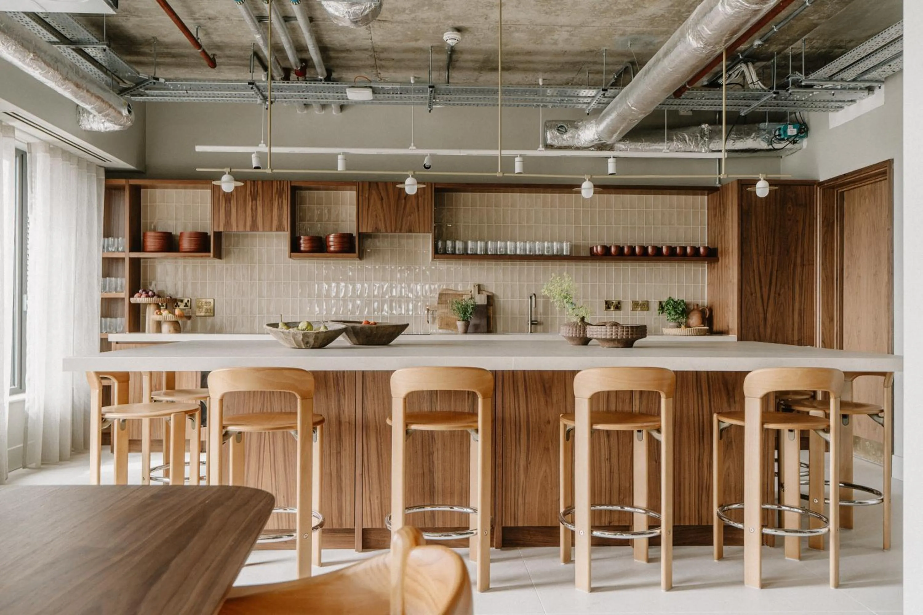 Communal kitchen in Mason & Fifth, Westbourne Park
