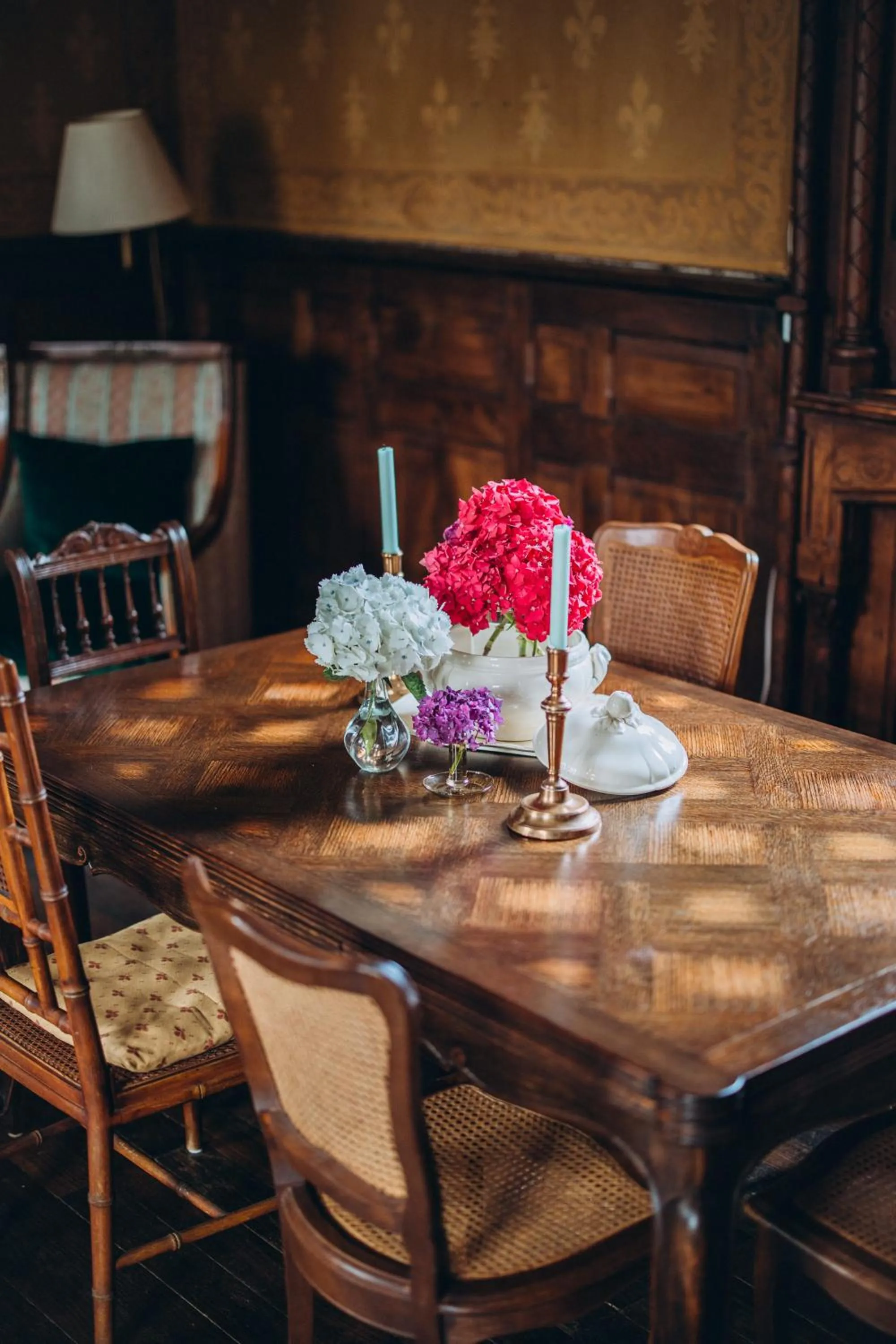 Living room in Château de KERVOAZEC - Chambres d'hôtes