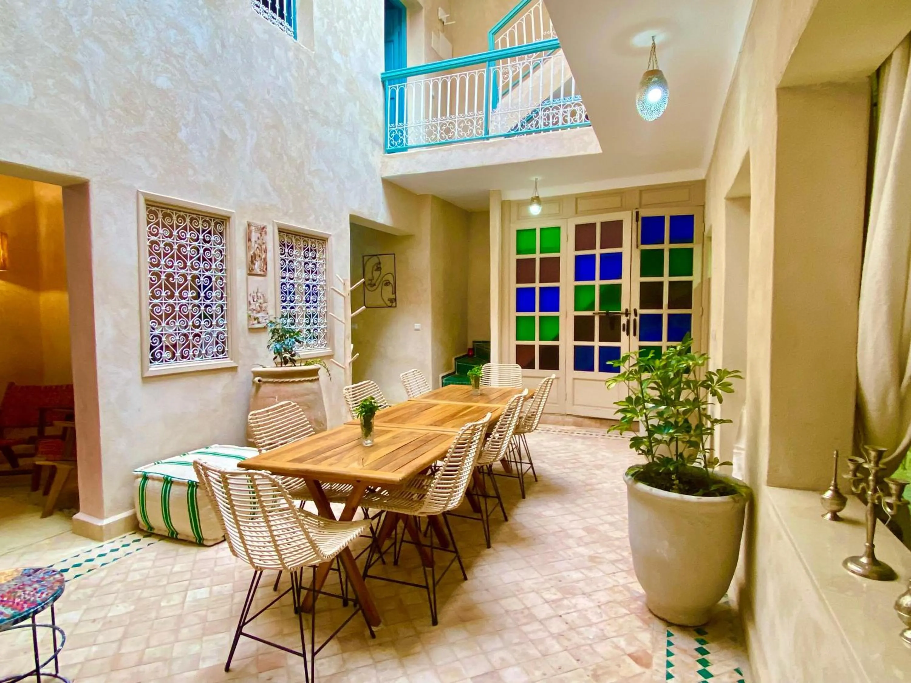 Patio in Riad Dar Khalti Privatisation