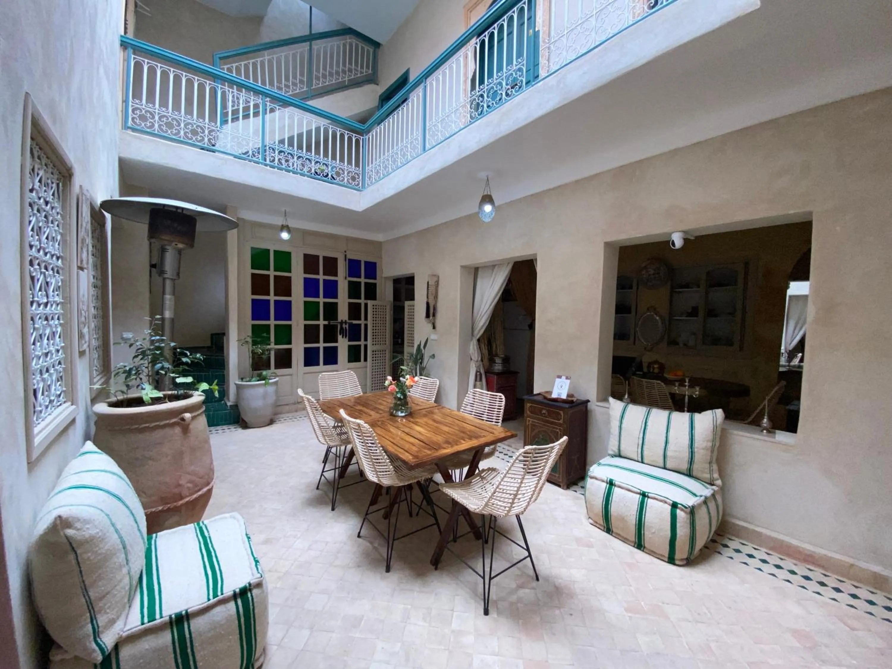 Living room in Riad Dar Khalti Privatisation