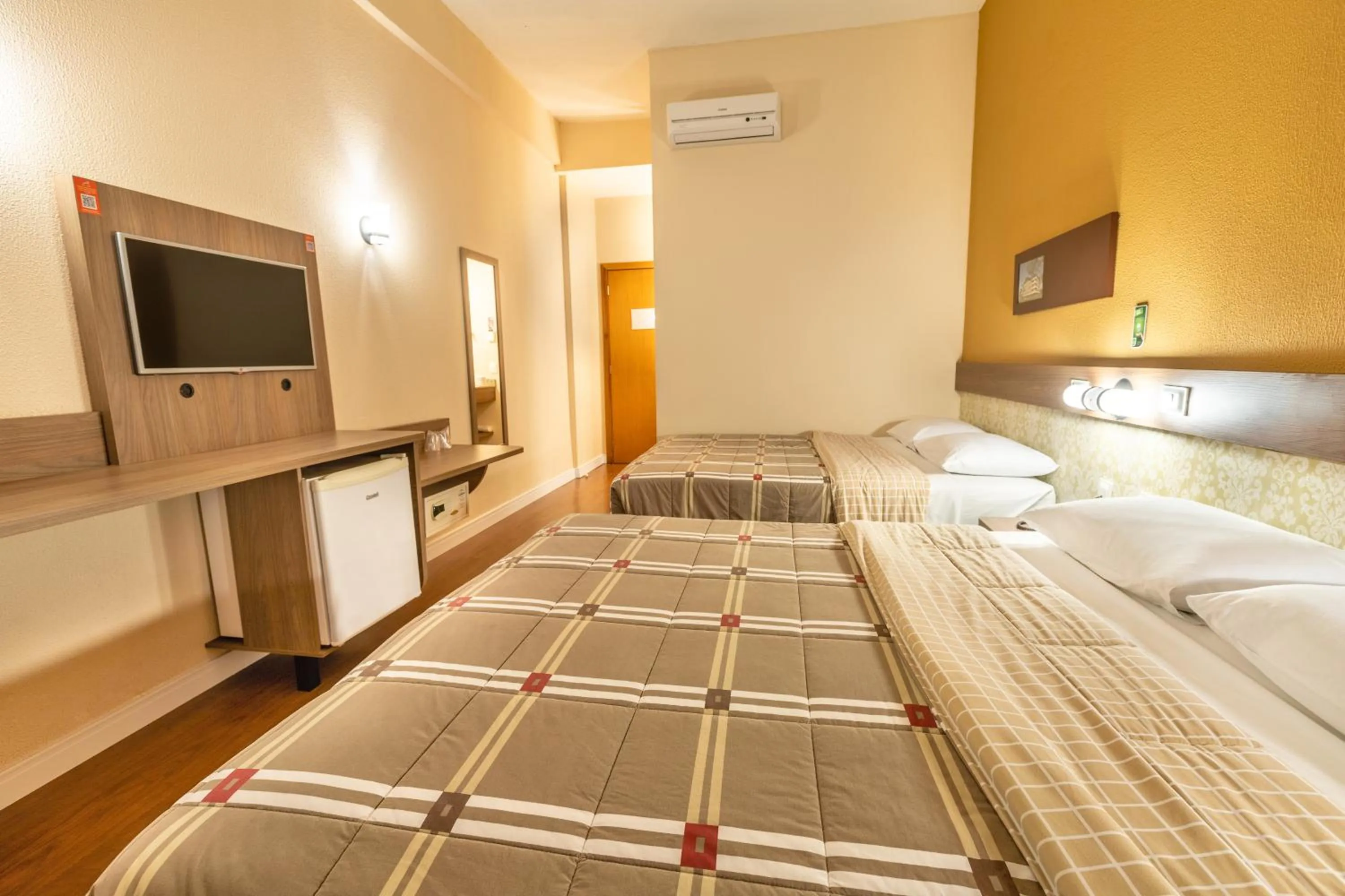 Bedroom, Bed in Hotel 10 Blumenau