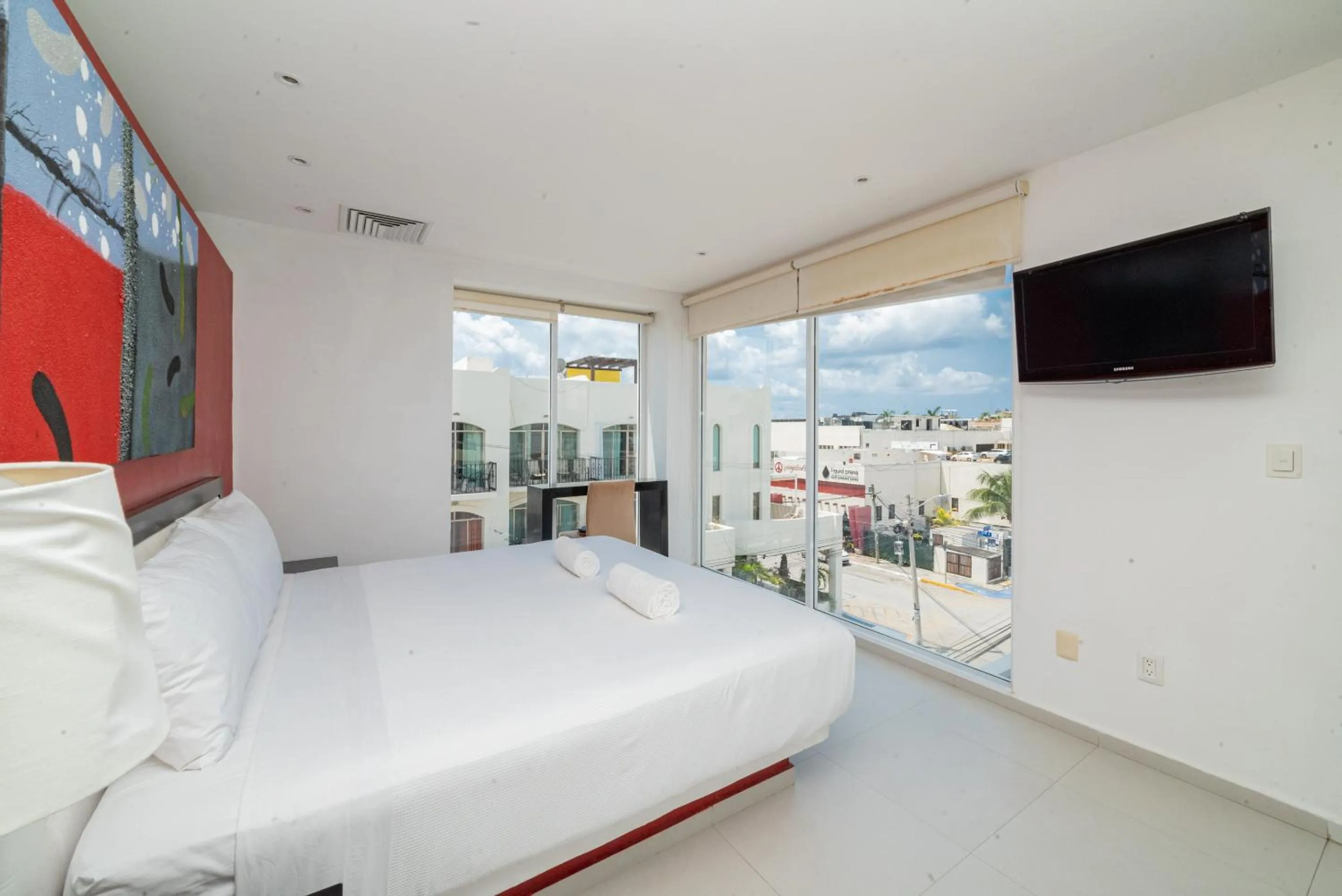 View (from property/room), Bed in Cache Hotel Boutique - Adults Only