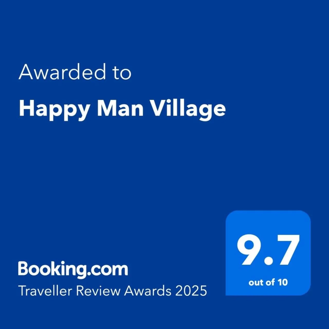 Logo/Certificate/Sign in Happy Man Village