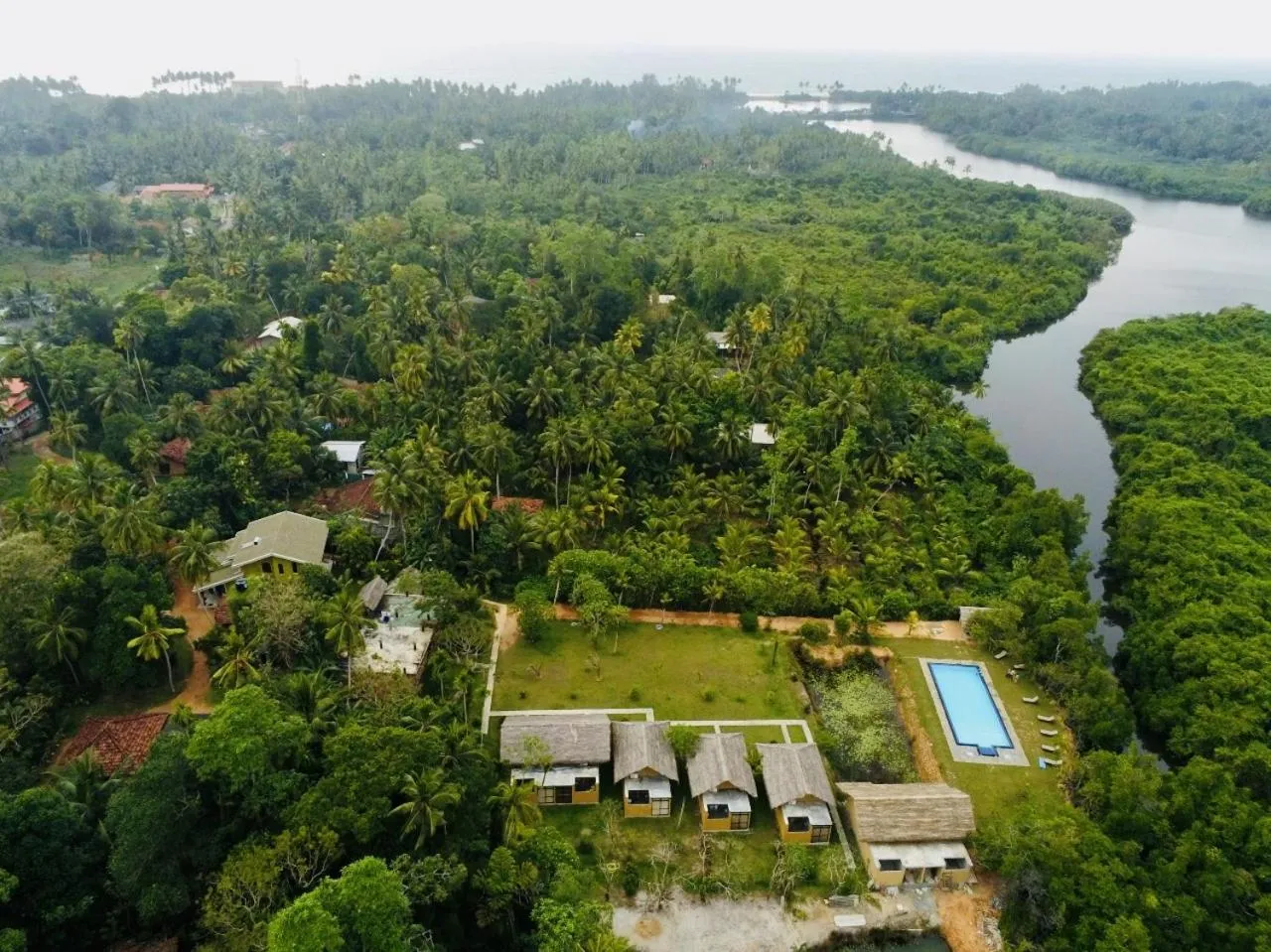 River view in Happy Man Village