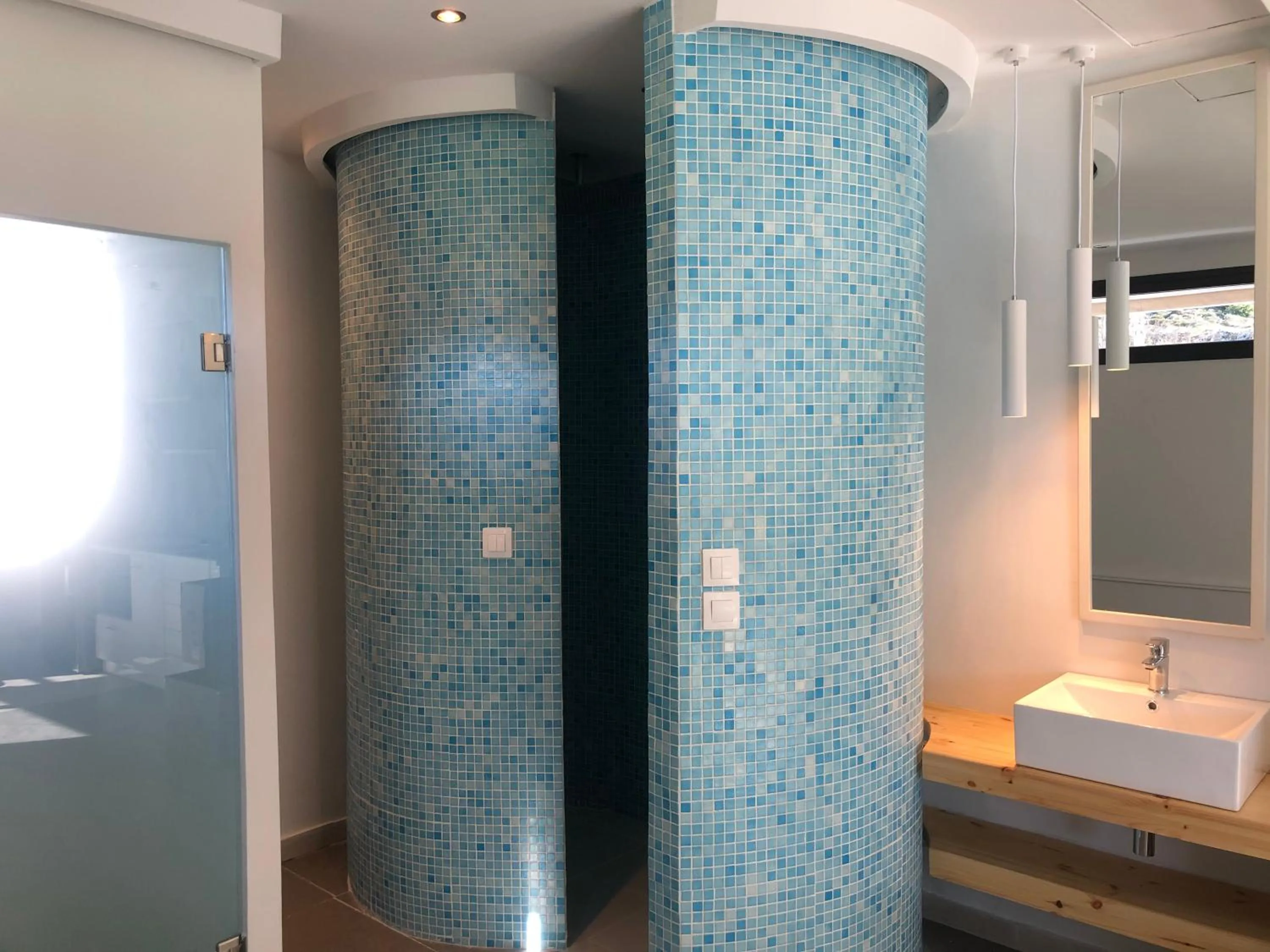 Shower in Rethymno Hills Apartments