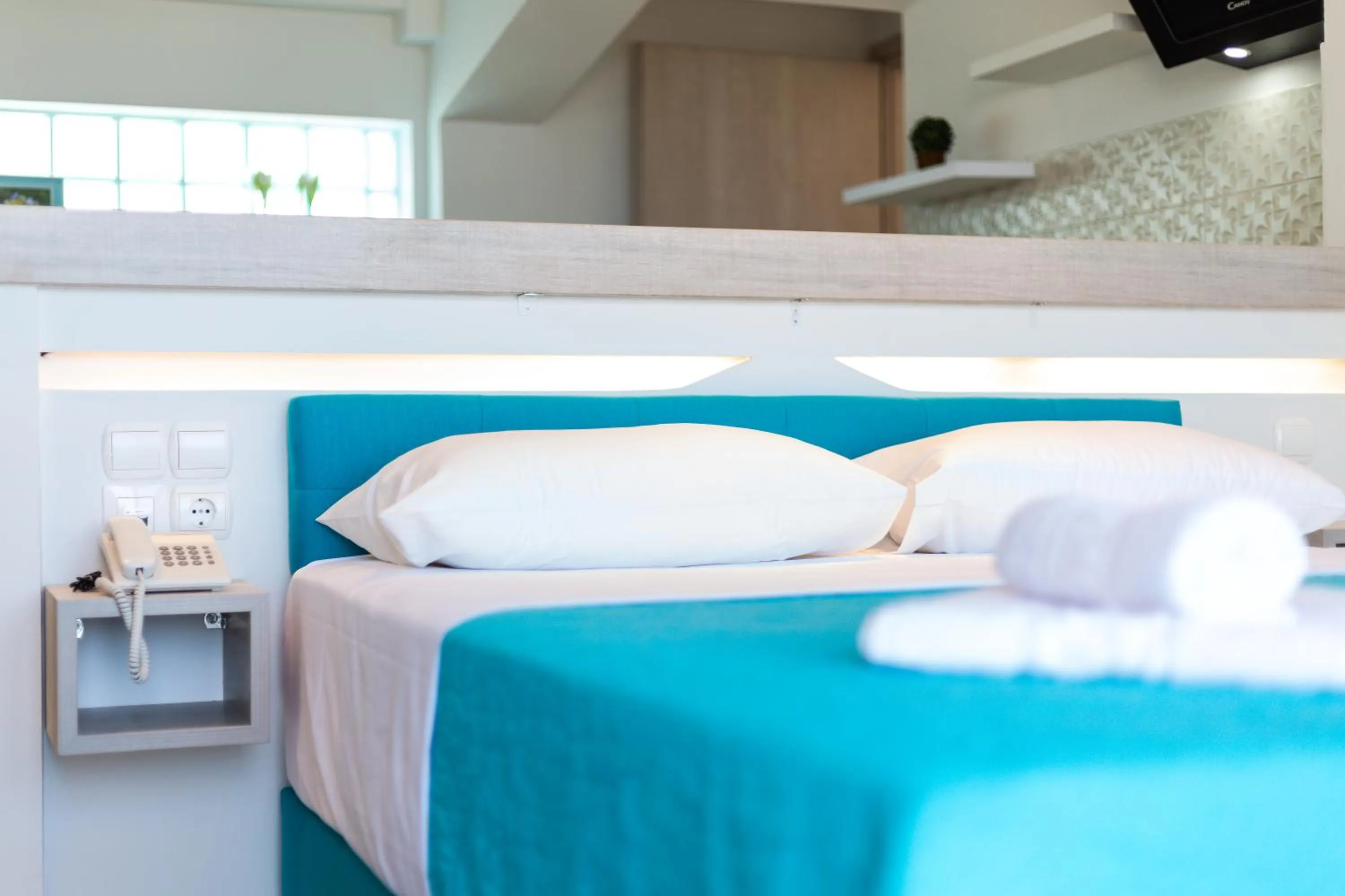Bed in Rethymno Hills Apartments
