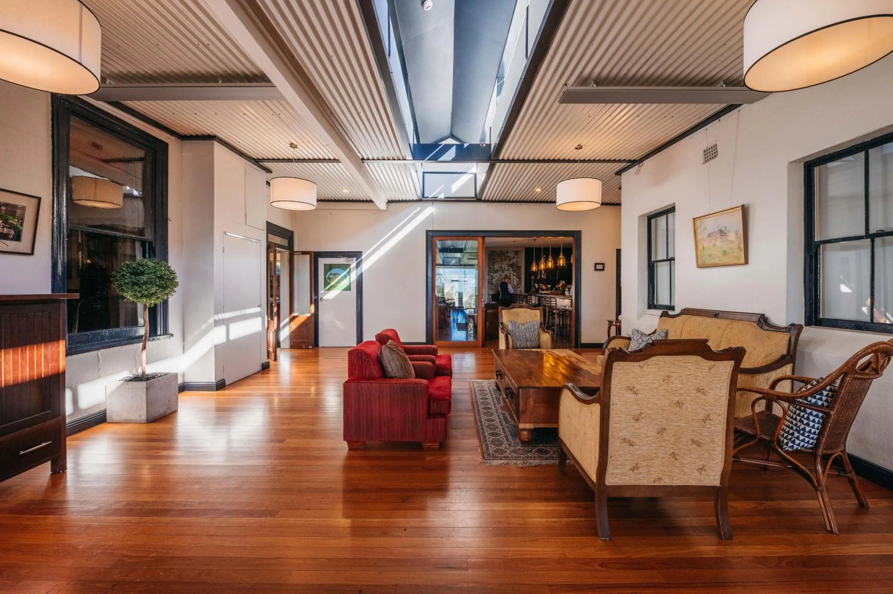 Seating area in Hotel Etico at Mount Victoria Manor