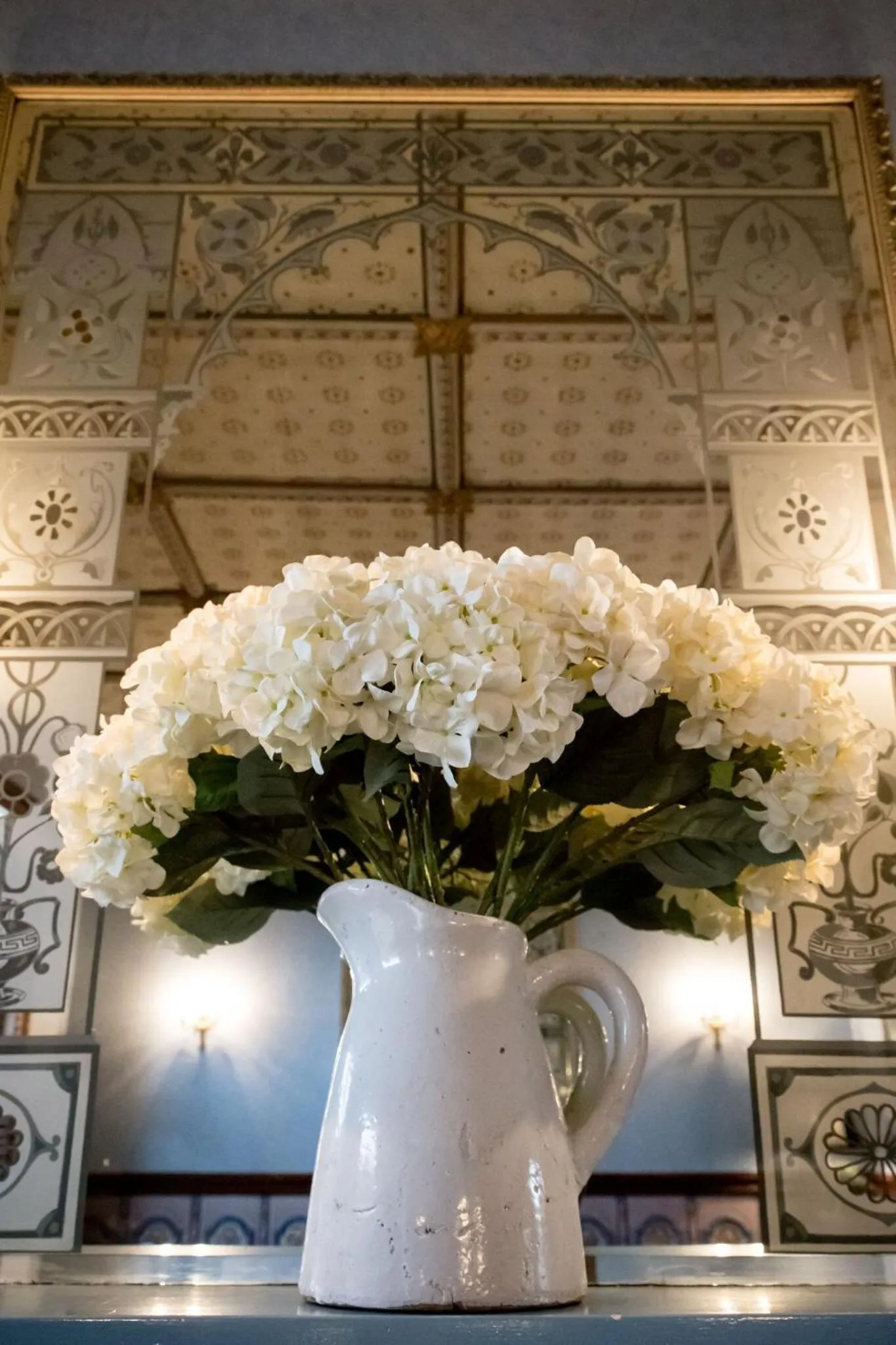 Decorative detail in Hotel Etico at Mount Victoria Manor