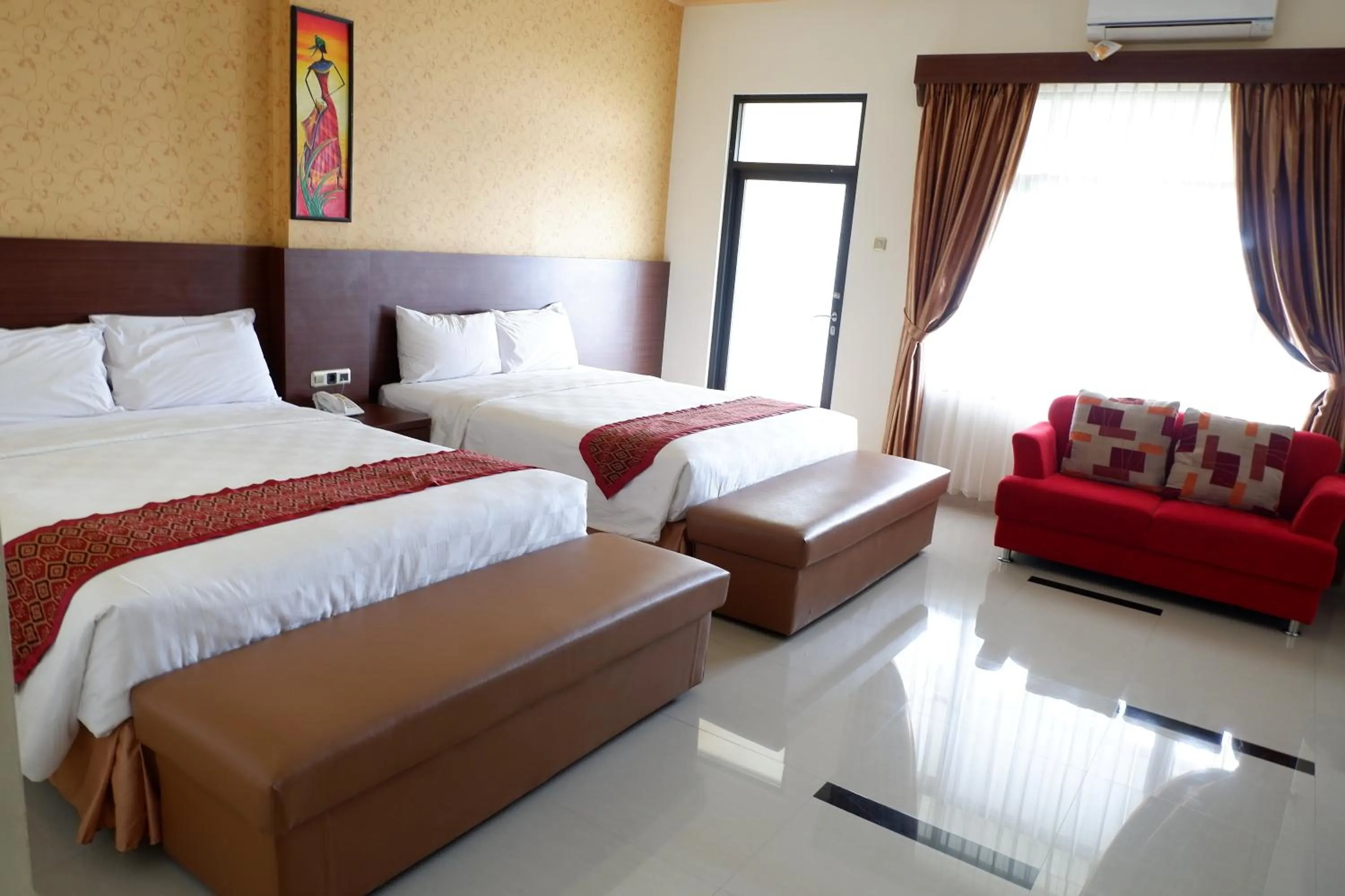 Bedroom, Bed in Zamzam Hotel and Convention Batu Powered By Archipelago