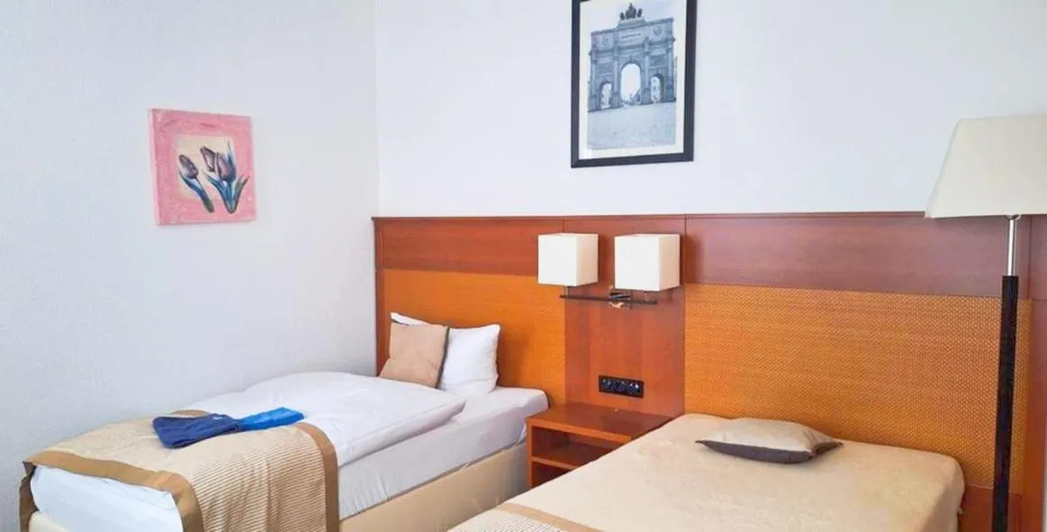 Bed in Hotel Boizenburger Hof