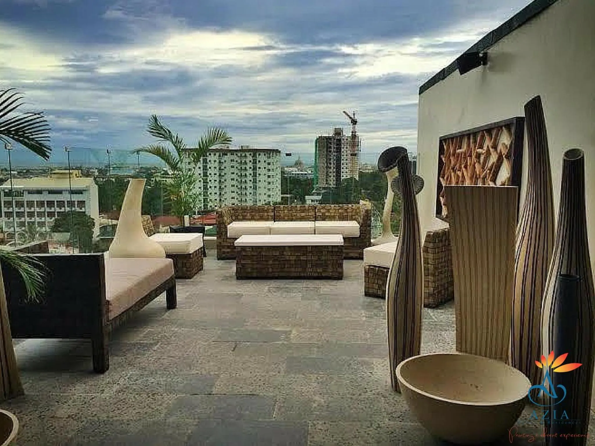 Patio in Azia Suites and Residences