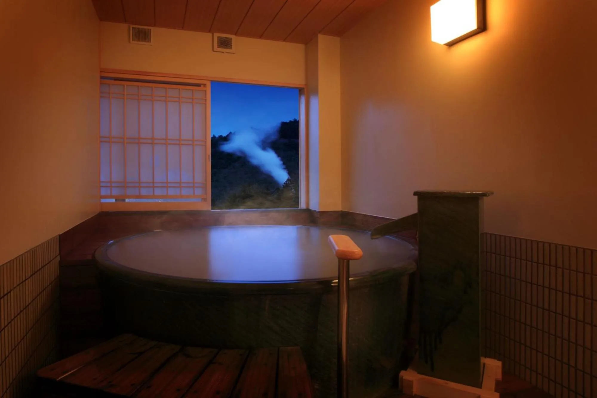 Hot Spring Bath in Naruko Kanko Hotel