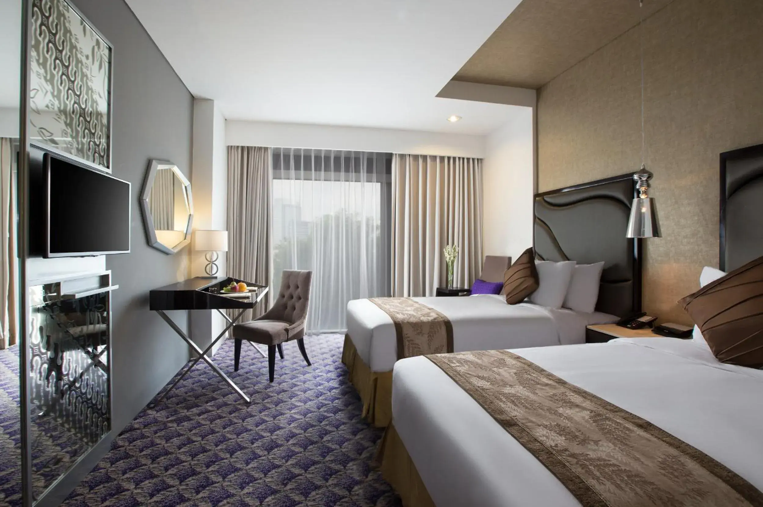 Superior Twin Room in Aston Bellevue Radio Dalam Superior Twin Room in Aston Bellevue Radio Dalam