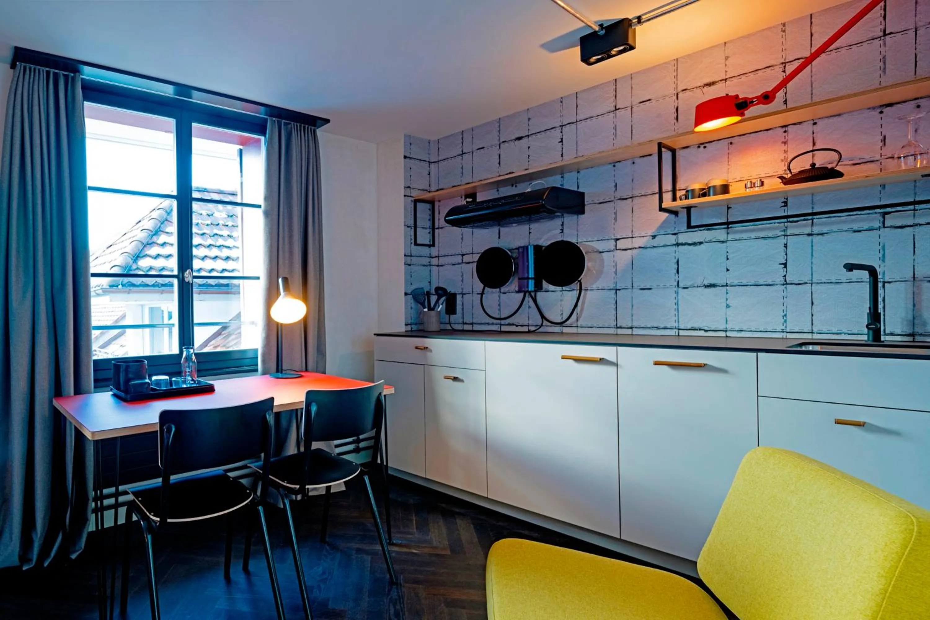 kitchen in The Lubo - self check-in