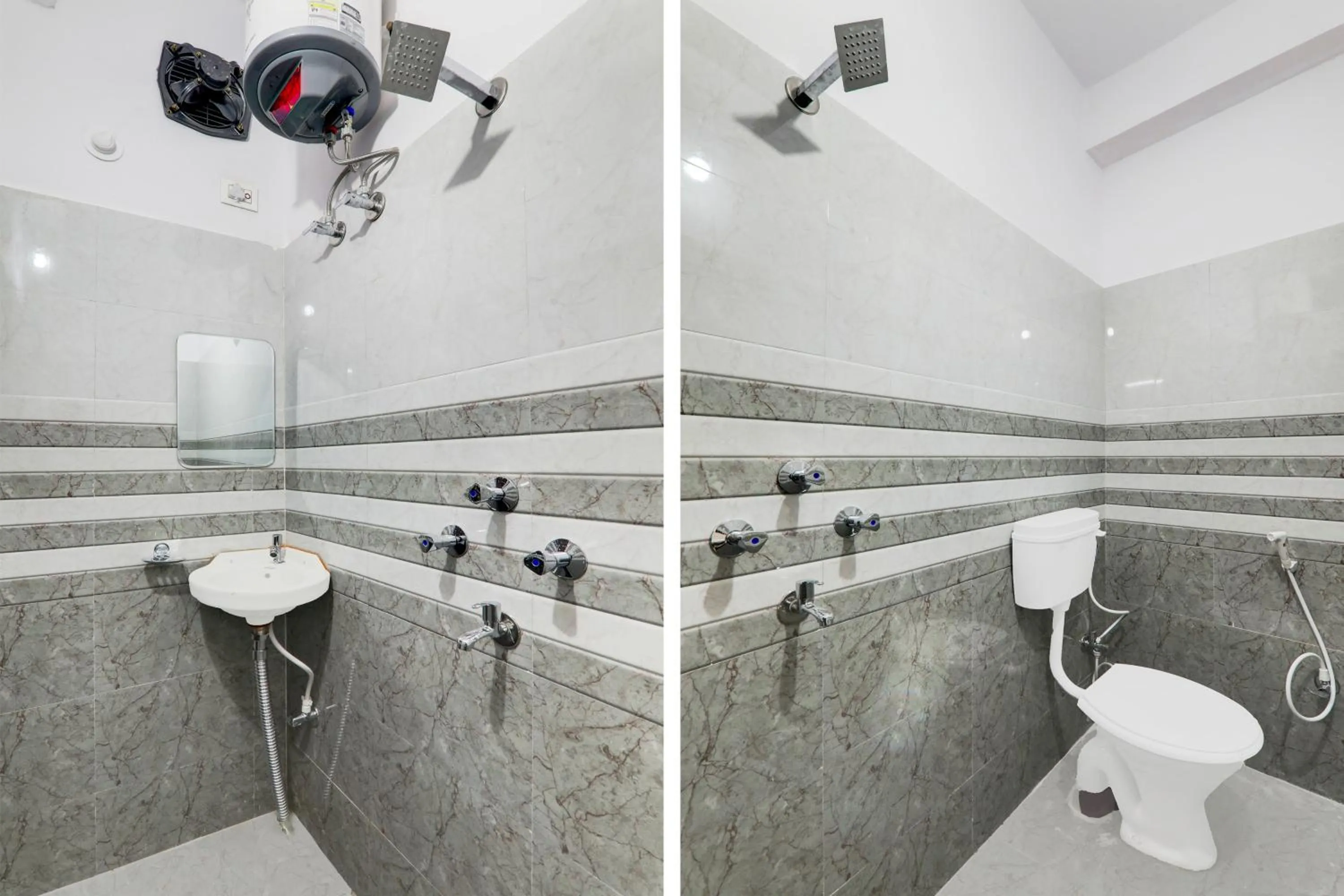 Bathroom in Super Hotel O Kadam Ghat Near Ashok RajPath