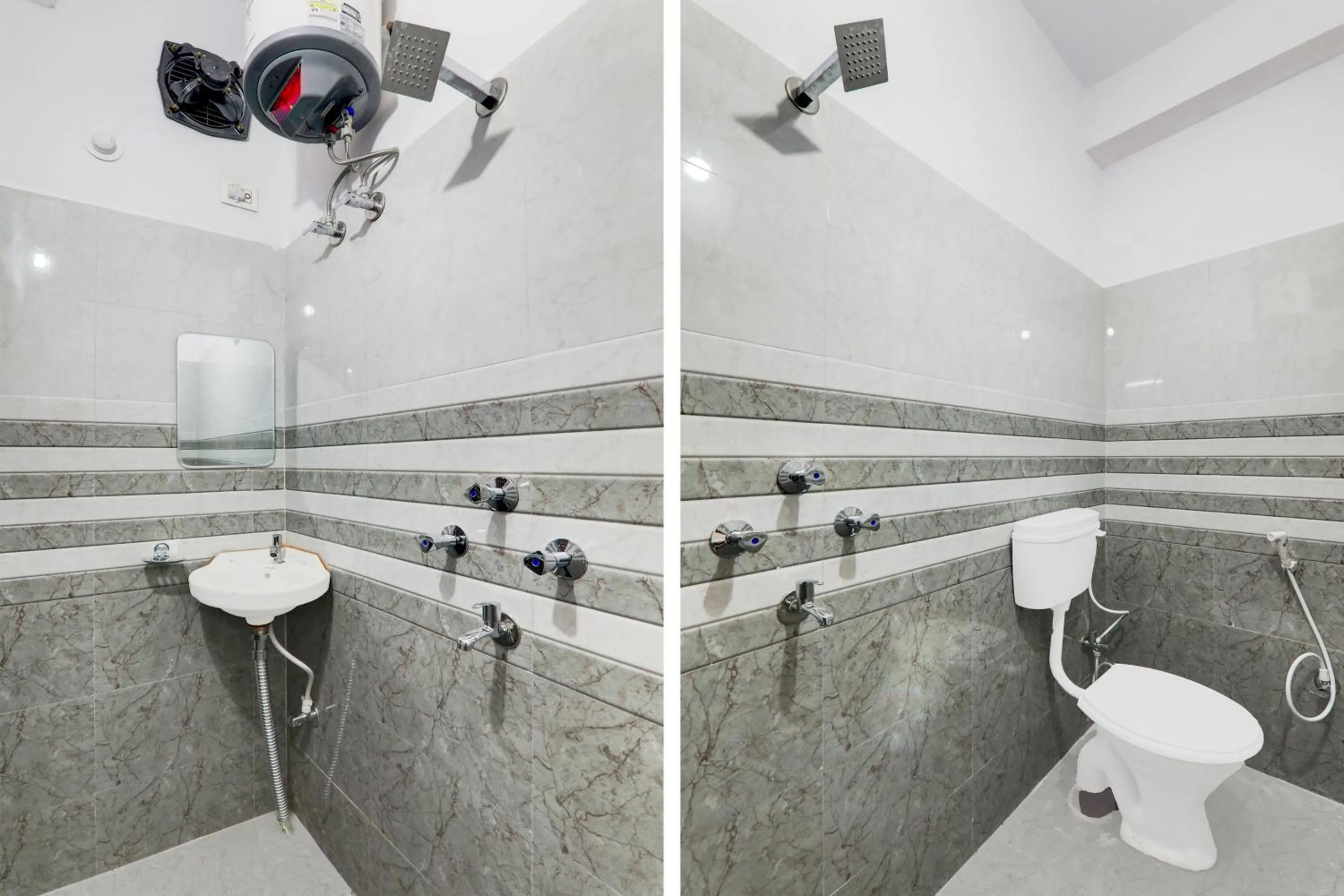 Bathroom in Super Hotel O Kadam Ghat Near Ashok RajPath