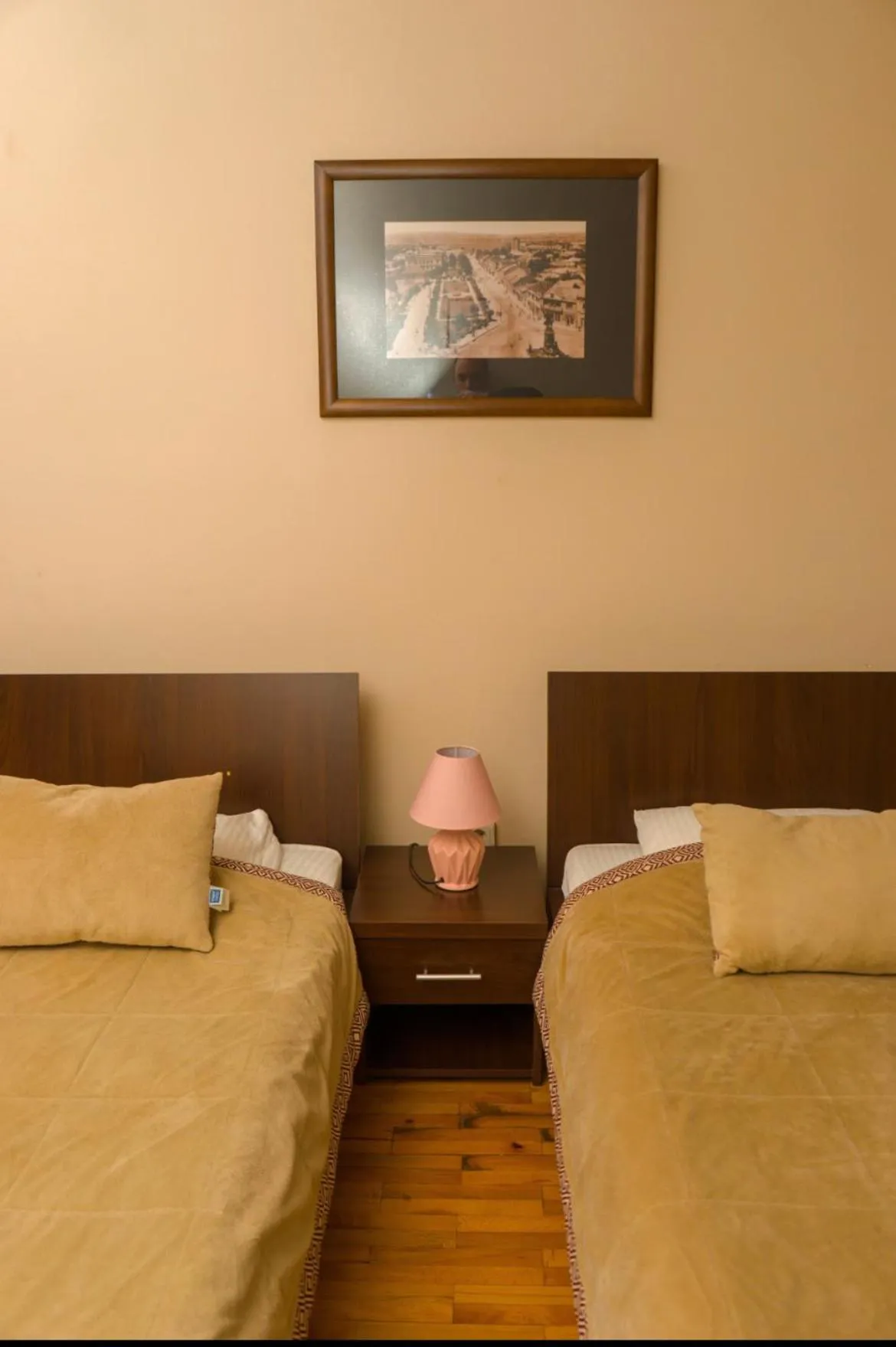 Bed in Garni Hotel City