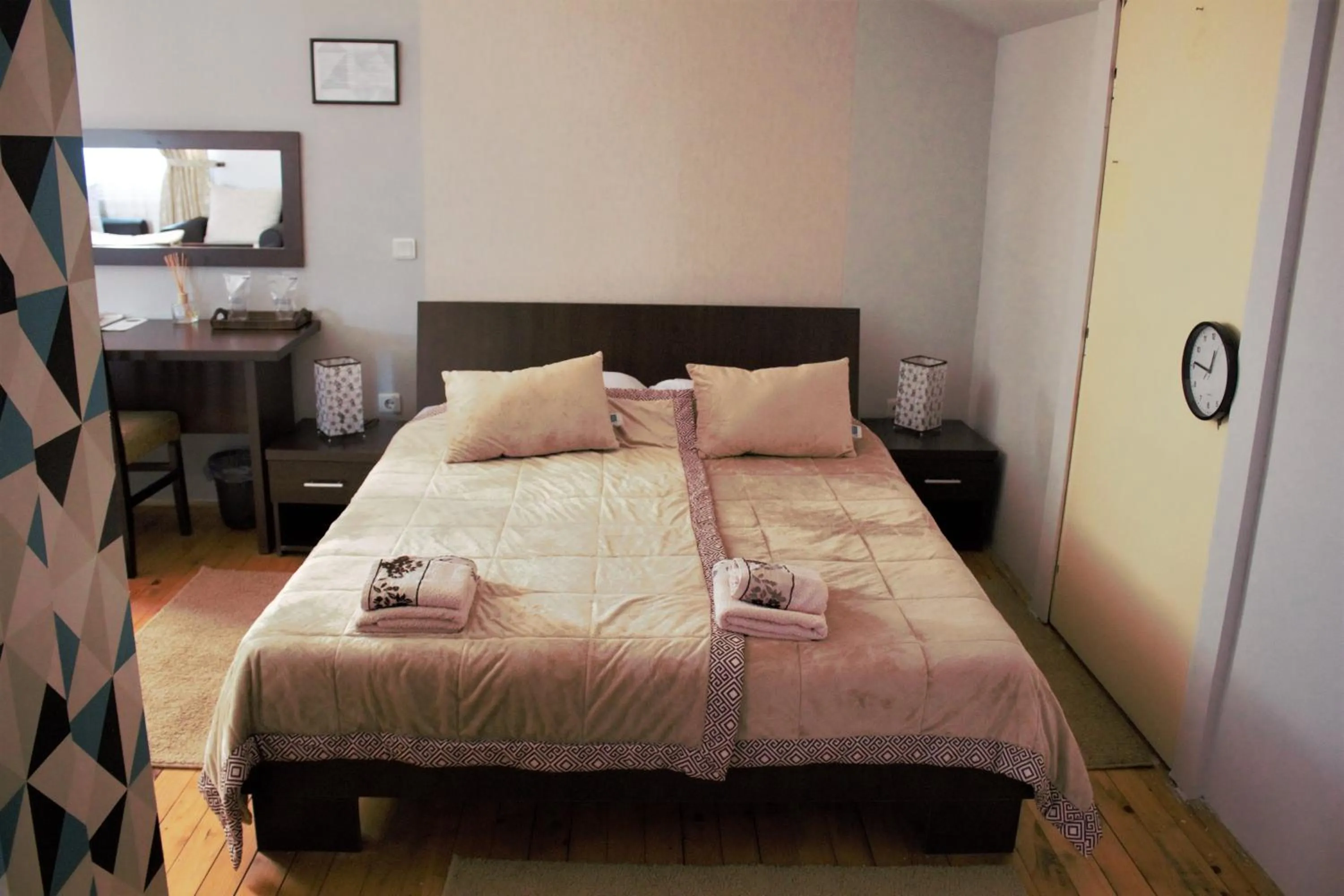 Bed in Garni Hotel City