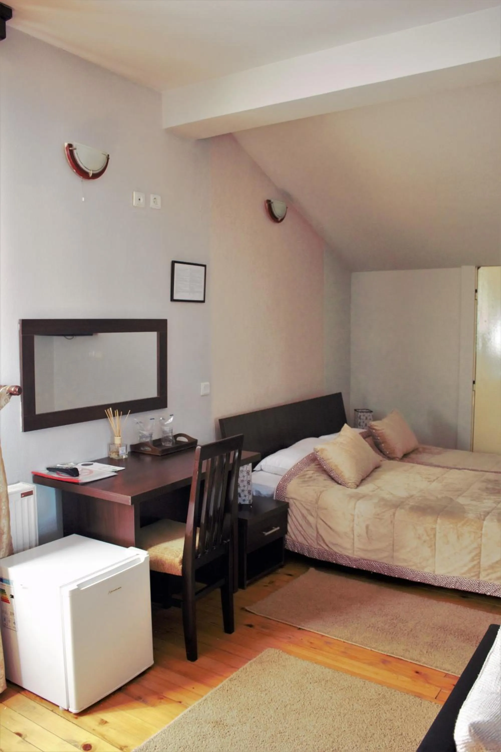 Bed in Garni Hotel City