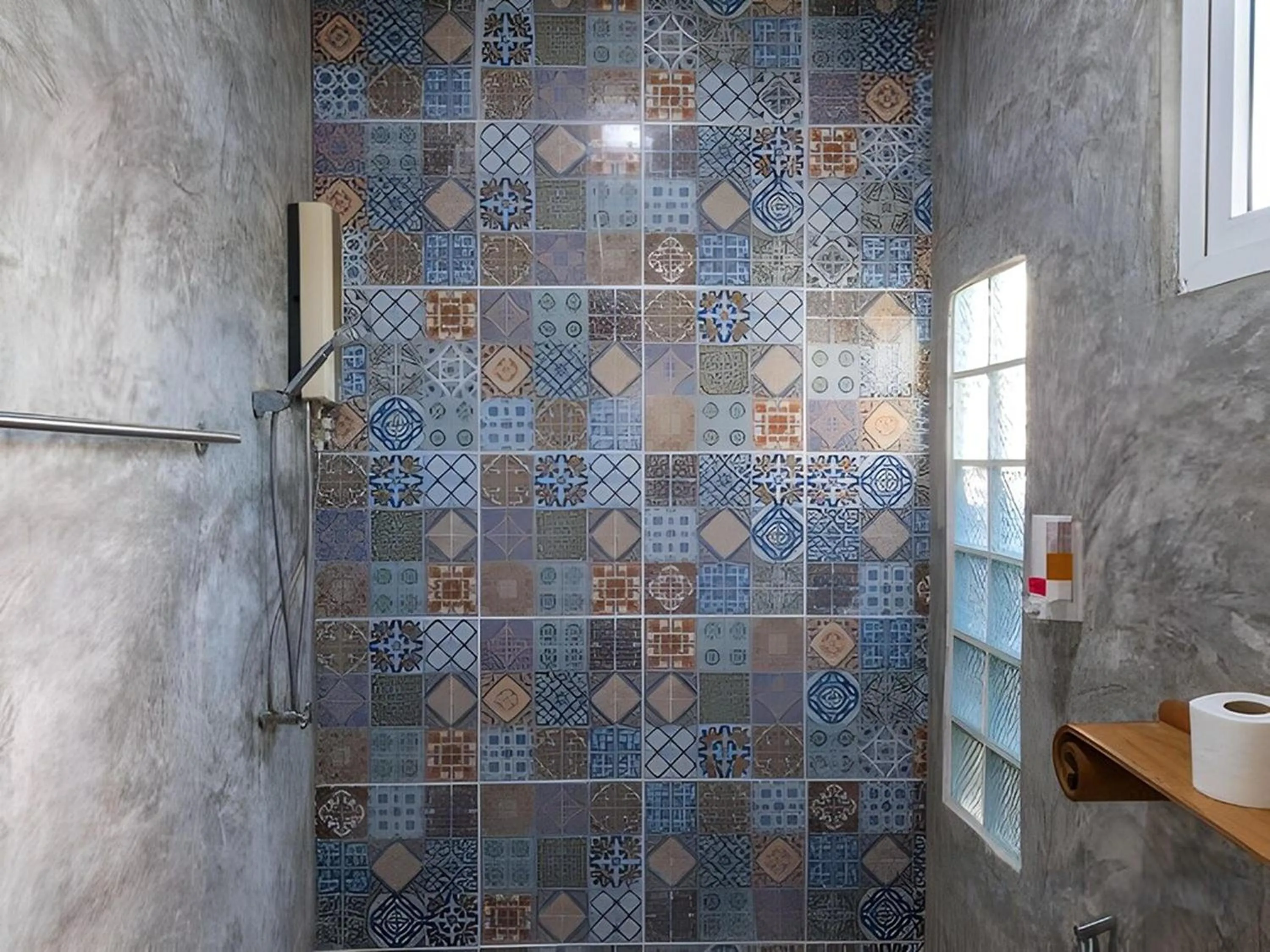 Shower in Lion Cafe Resort