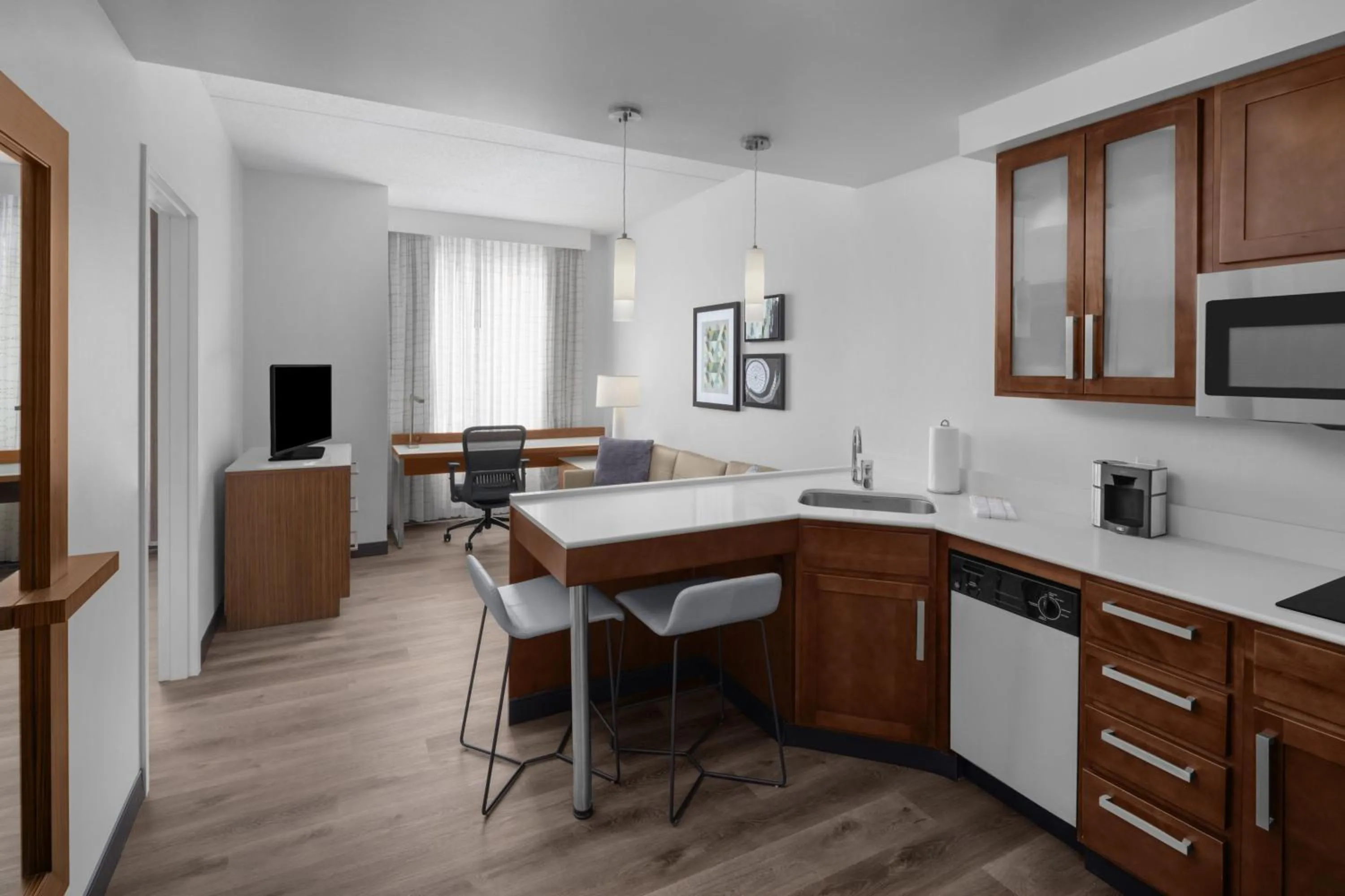 Living room in Residence Inn by Marriott Durham Duke University Medical Center Area