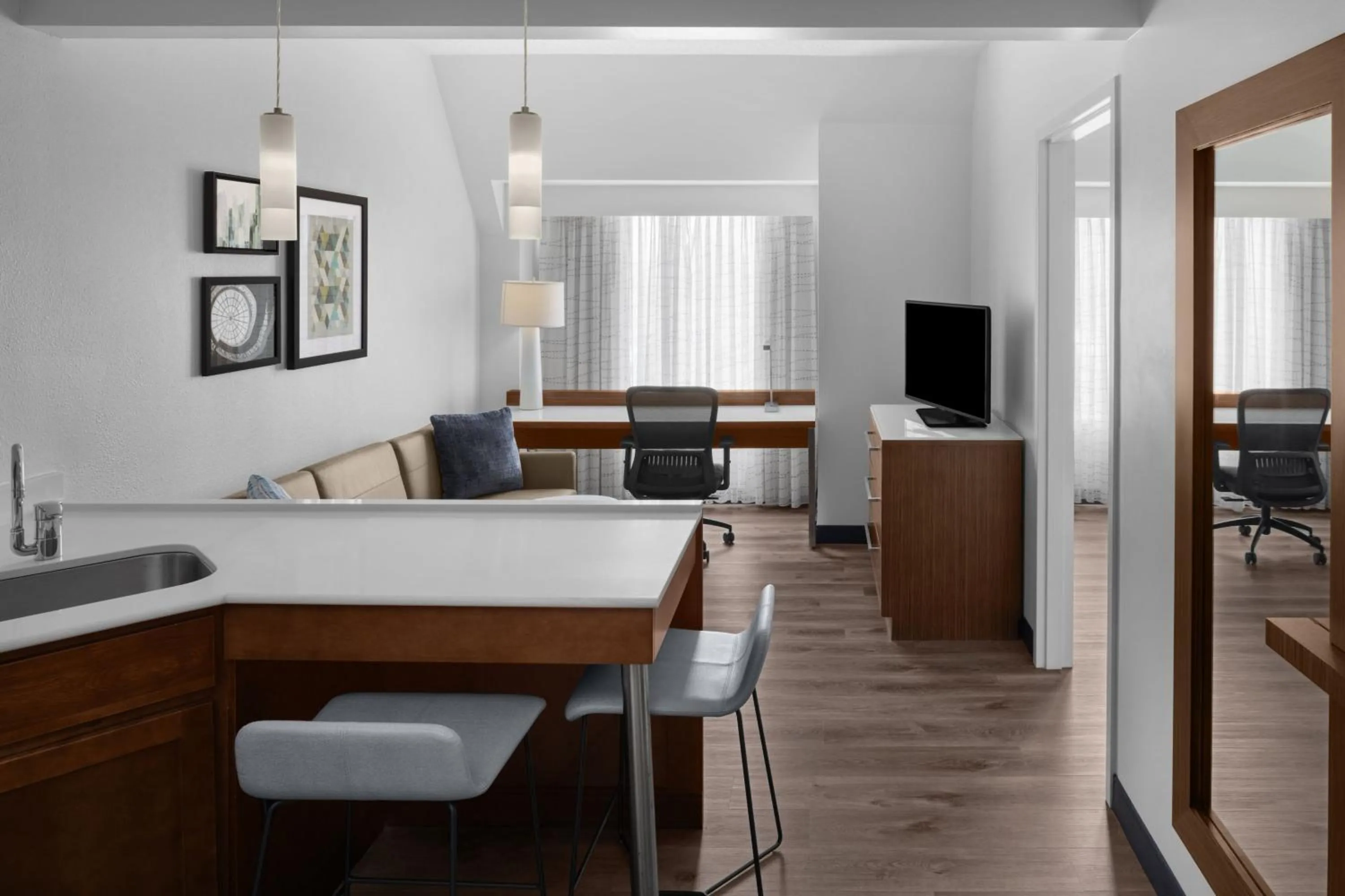 Living room in Residence Inn by Marriott Durham Duke University Medical Center Area