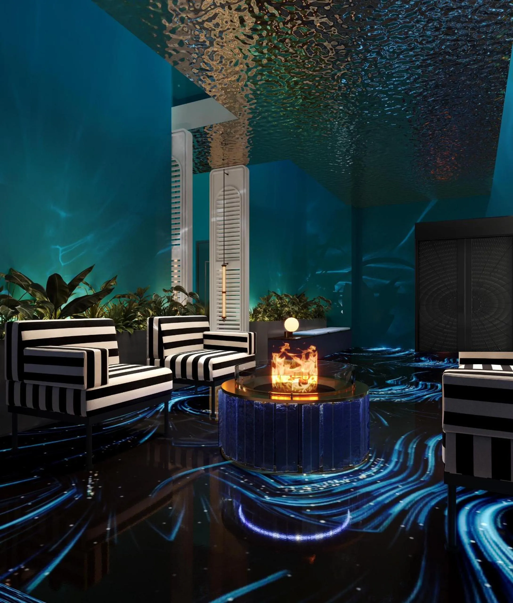 Seating area in 1001 Nights Boutique Genting Highlands