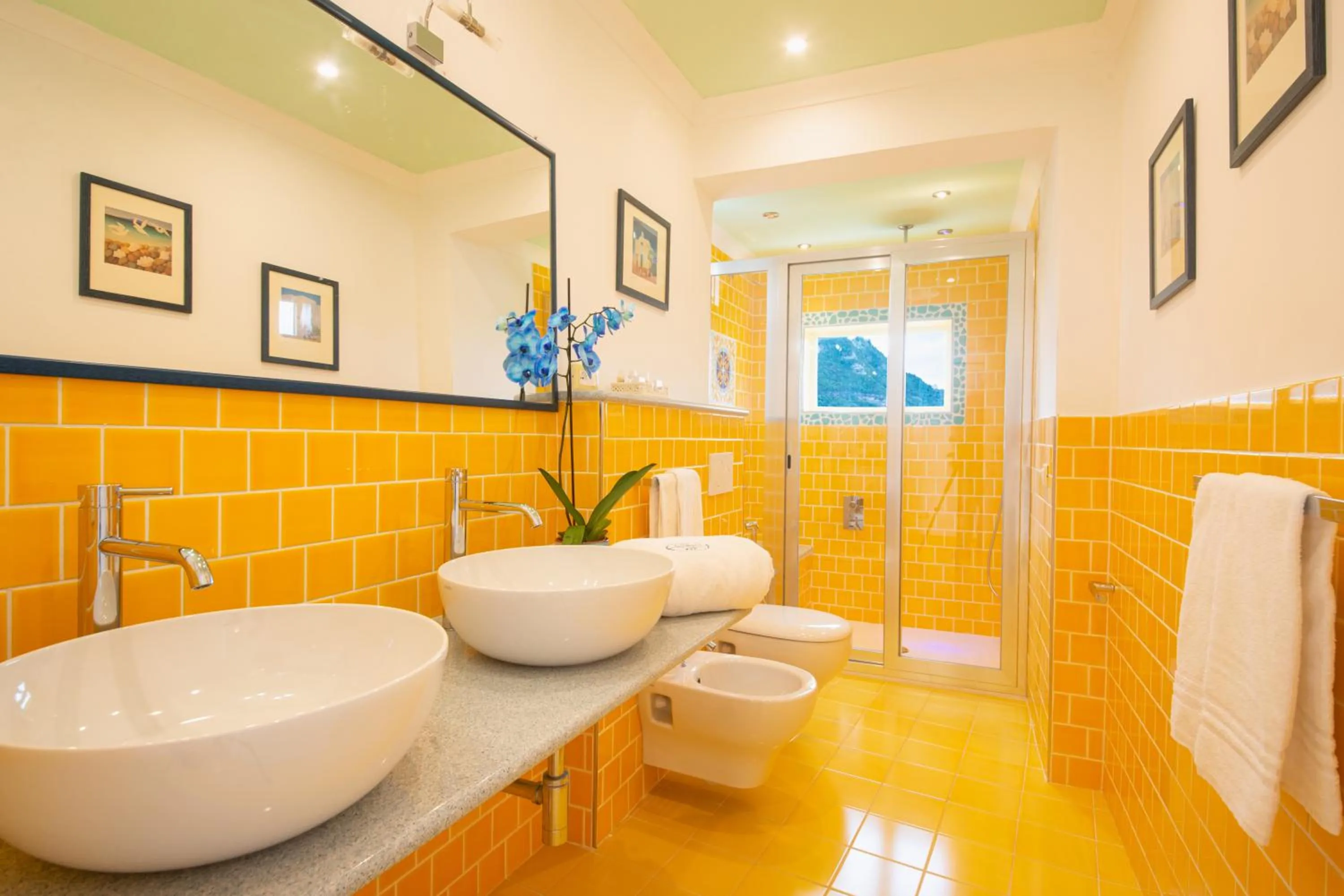 Shower in Hotel Villa Bianca