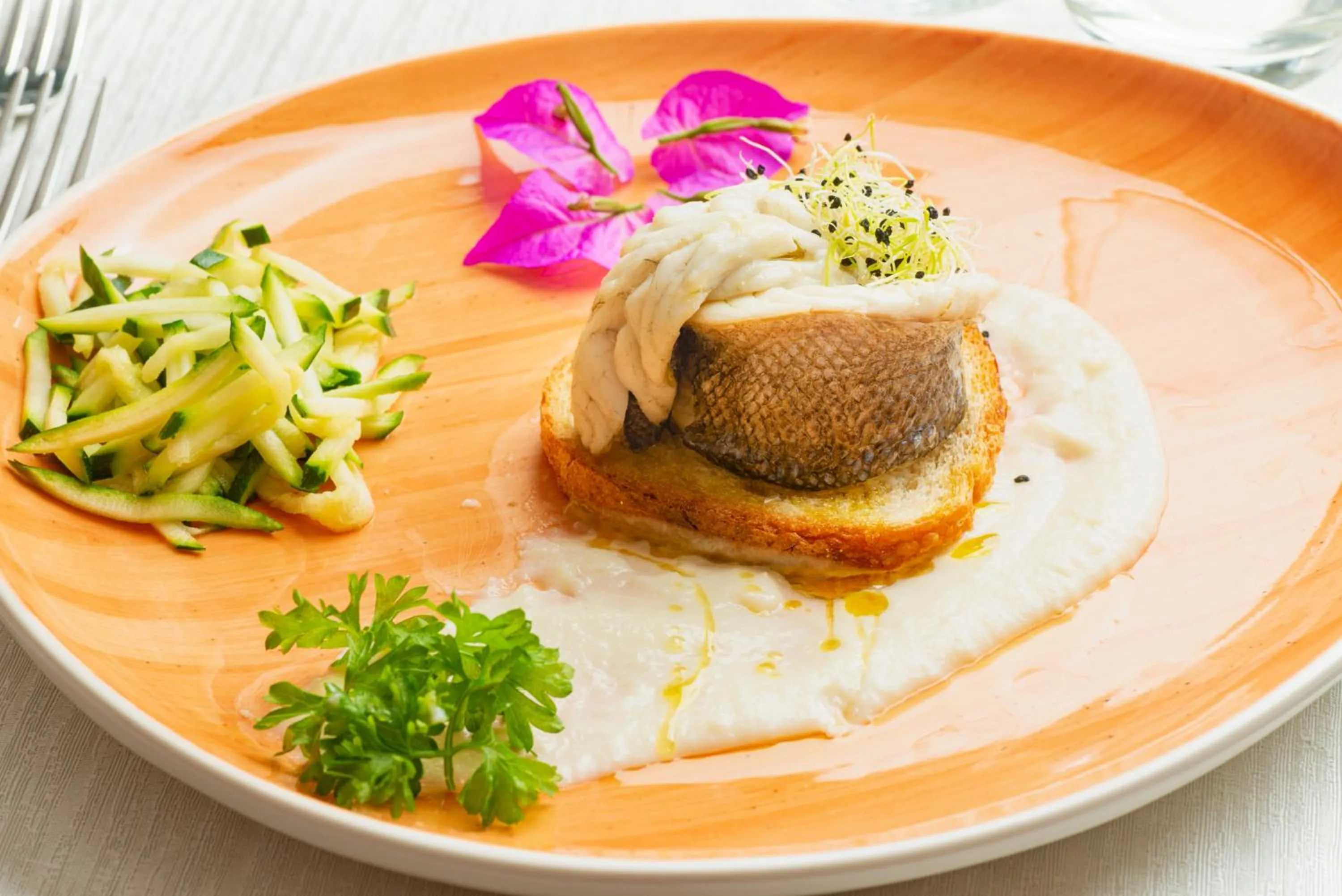 Food and drinks in Hotel Villa Bianca